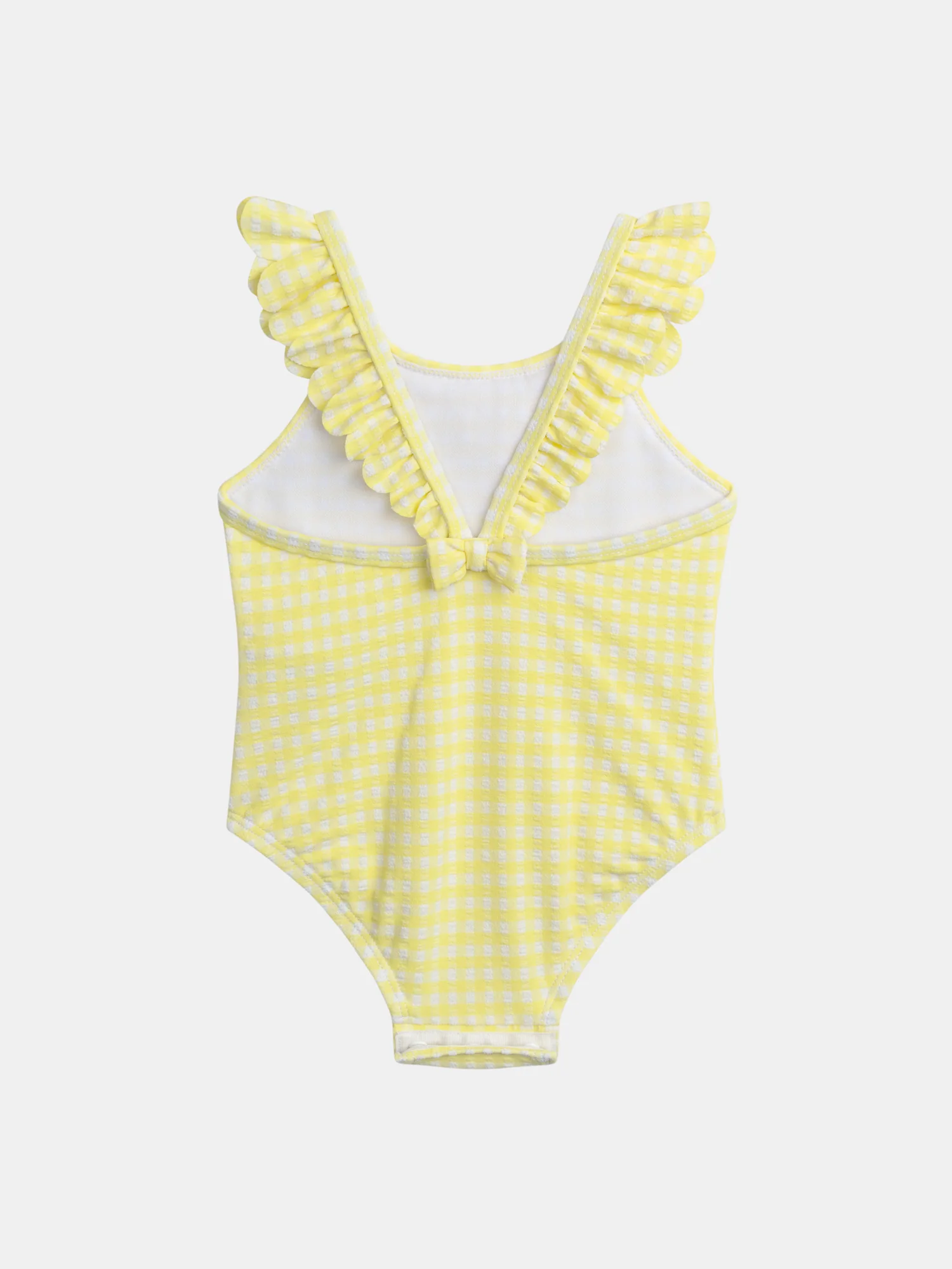Maillot de bain 1 pièce jaune pour bébé fille - Image 3