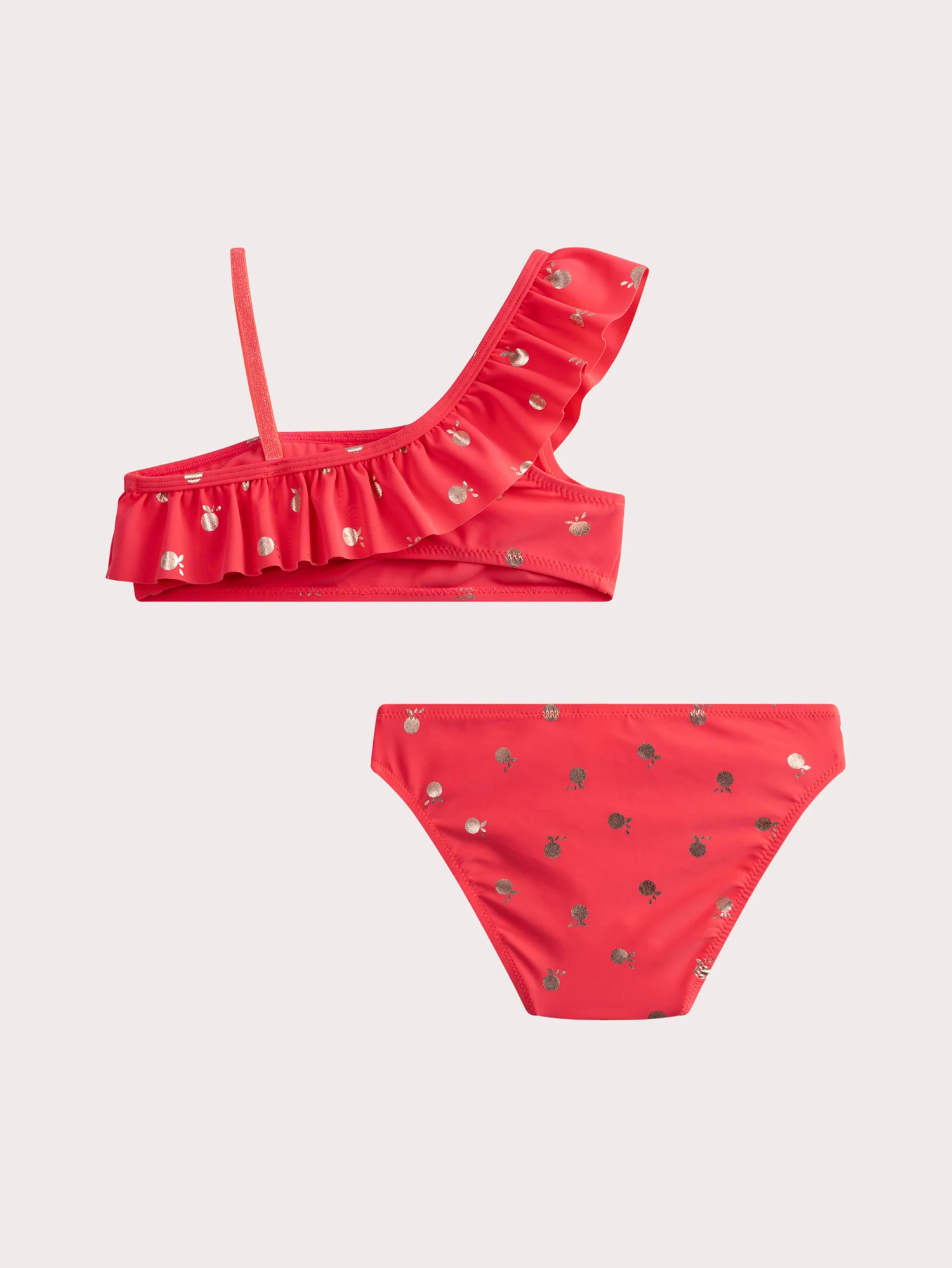 Maillot de bain 2 pieces asymétrique pour fille - Image 2