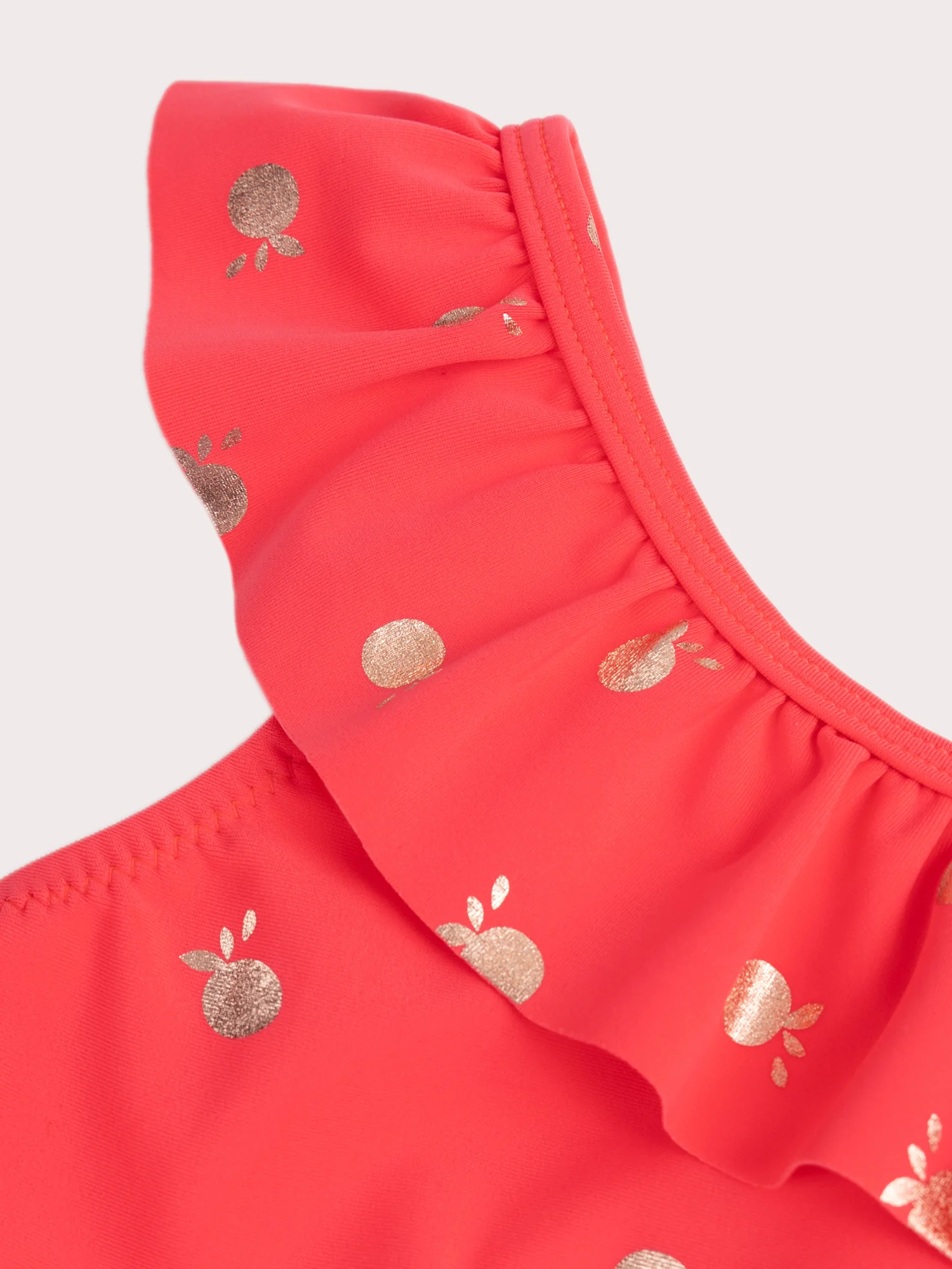 Maillot de bain 2 pieces asymétrique pour fille - Image 4