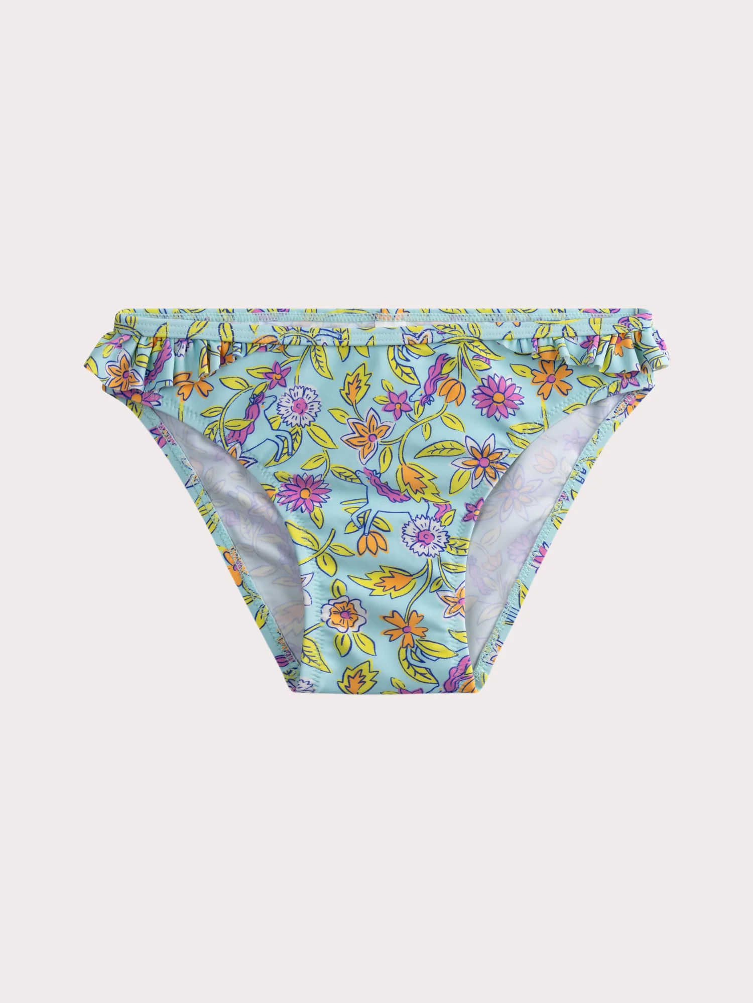 Maillot de bain 2 pieces imprimé fleuri pour fille - Image 6