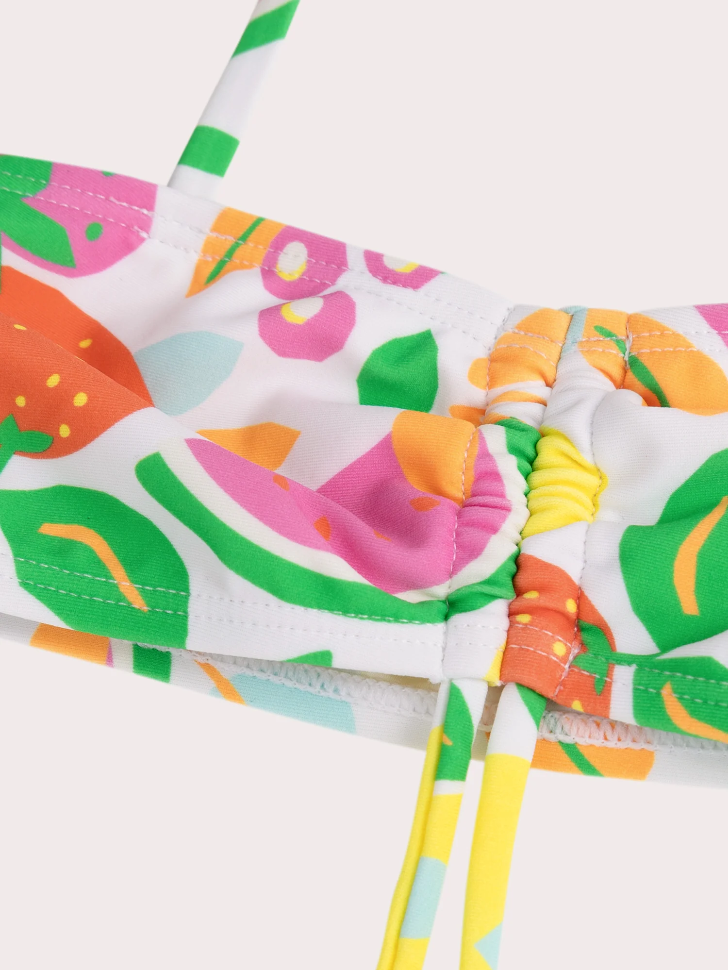 Maillot de bain 2 pieces imprimé fruits pour fille - Image 4
