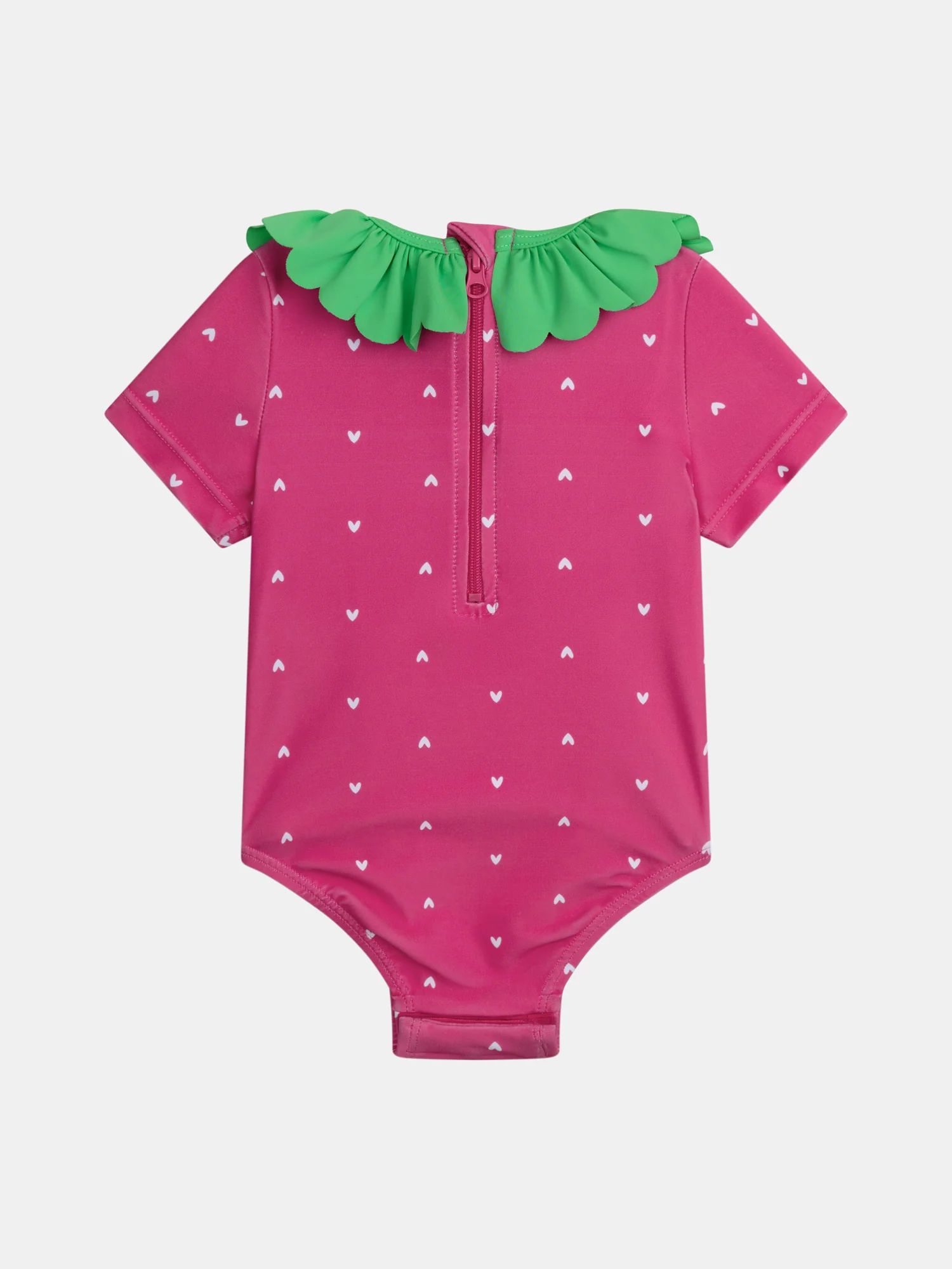 Maillot de bain UPF 50+ 1 pièce fraise pour bébé fille - Image 3