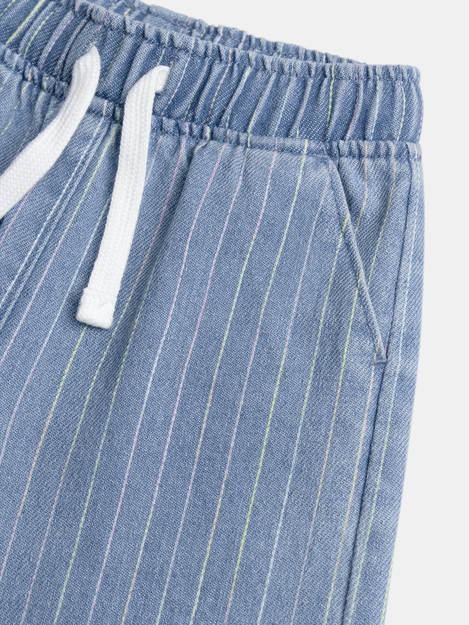 Pantalon en denim léger à rayures pour bébé fille - Image 4