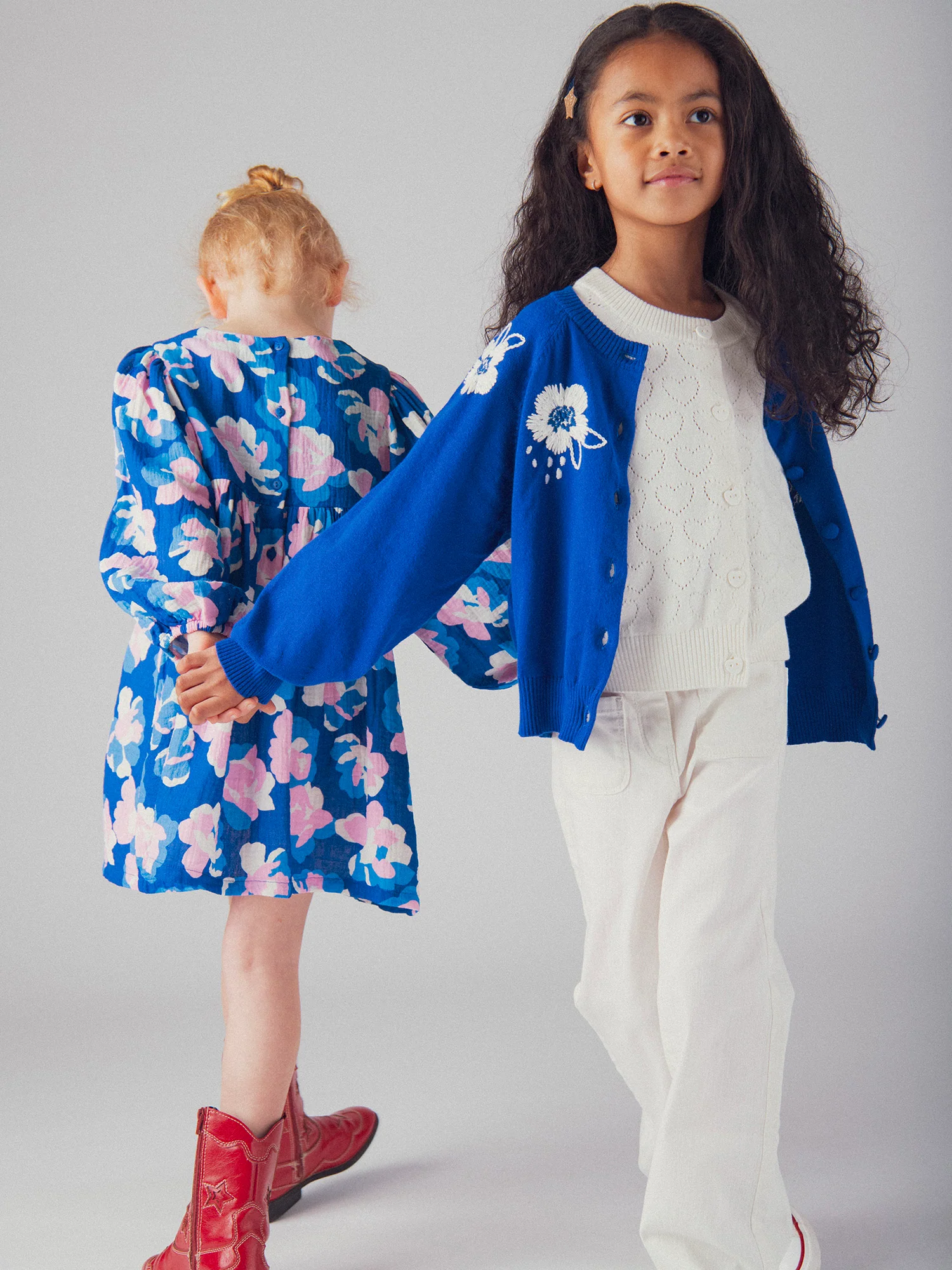 Pantalon blanc cassé à poches pour fille - Image 3
