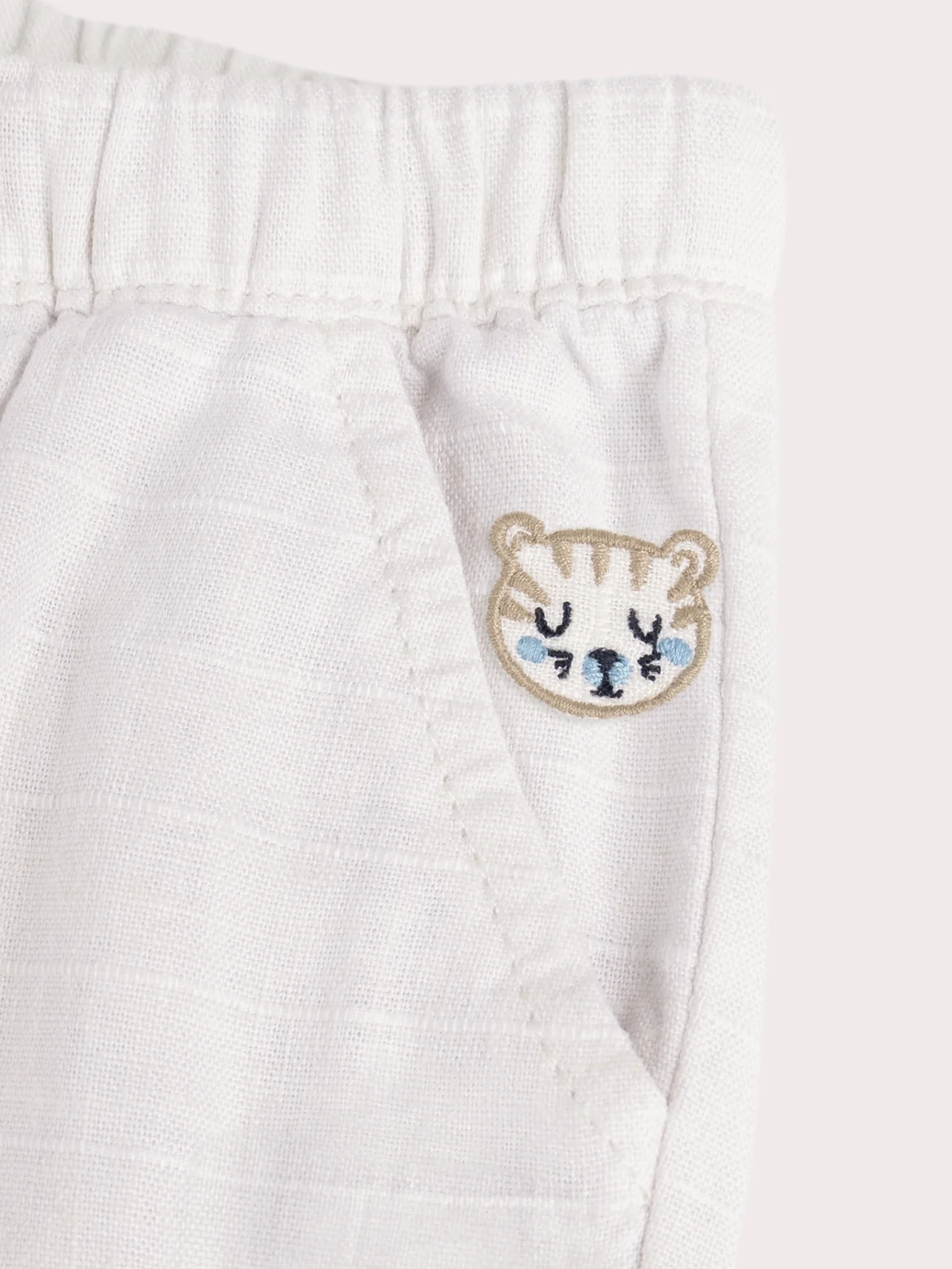 Pantalon blanc pour bébé garçon - Image 3