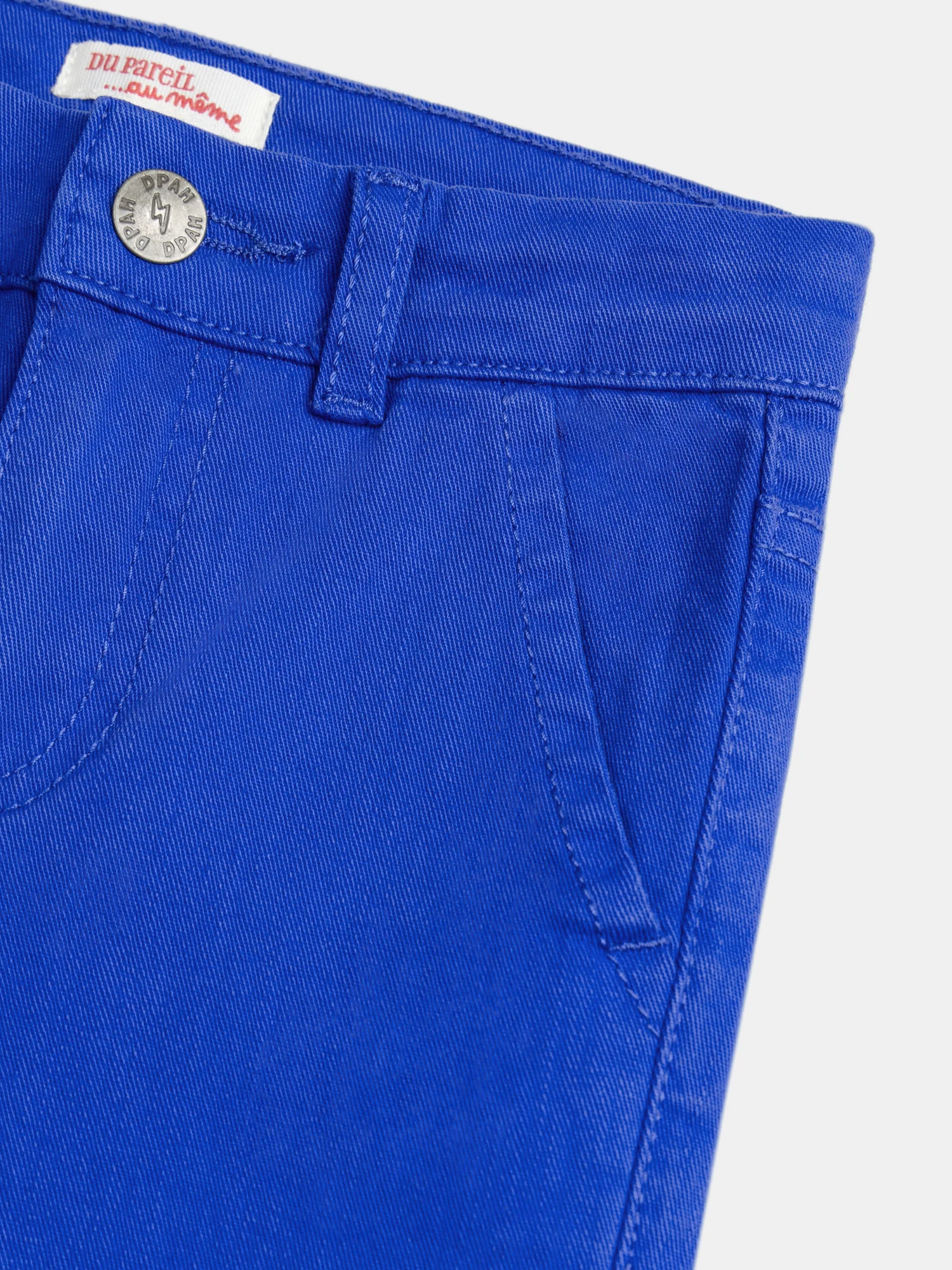 Pantalon bleu à poches pour garçon - Image 2