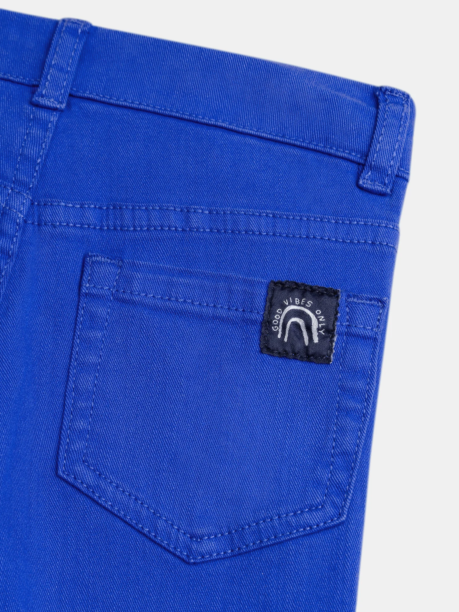 Pantalon bleu à poches pour garçon - Image 3