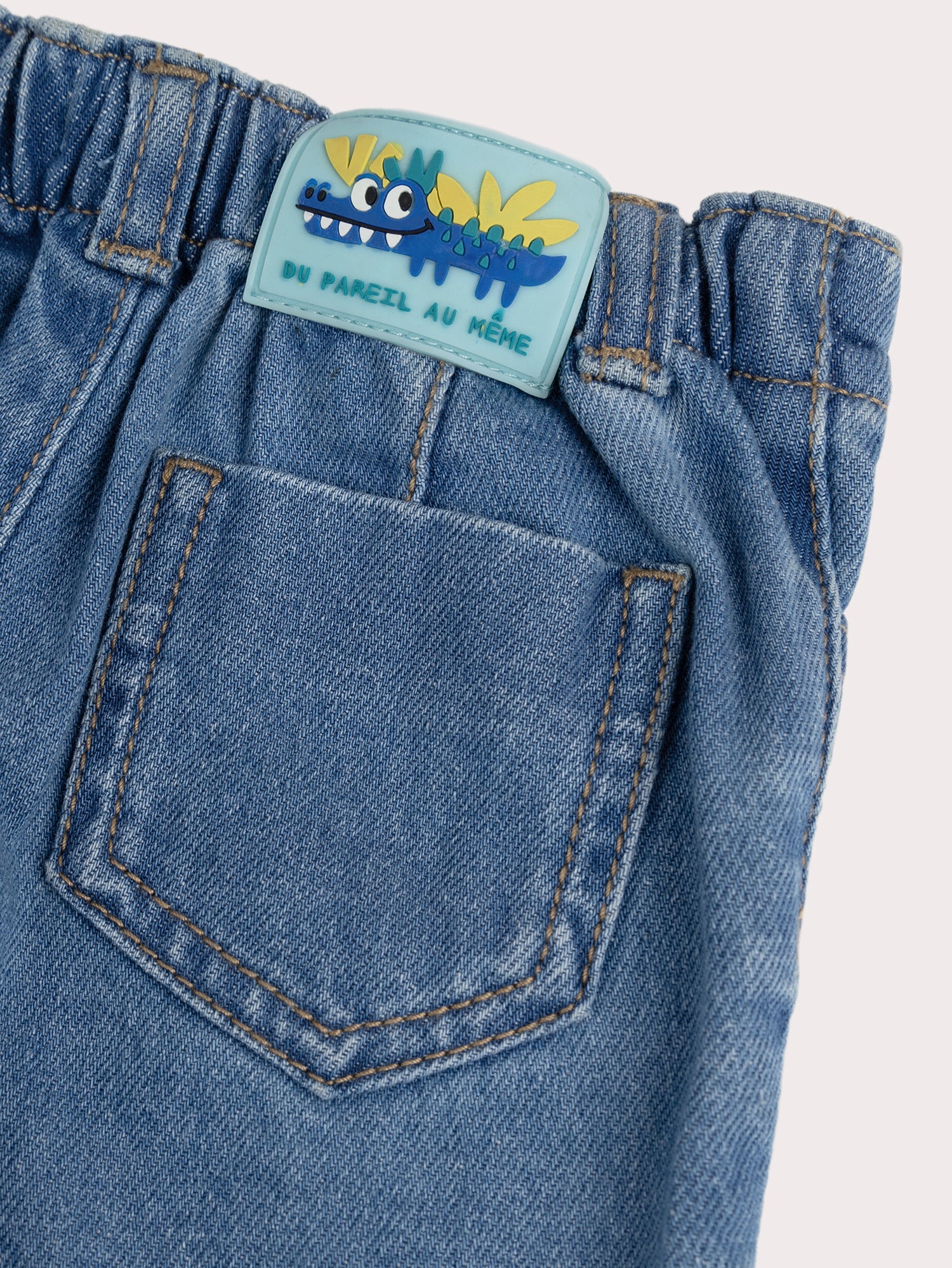 Pantalon bleu clair pour bébé garçon - Image 3