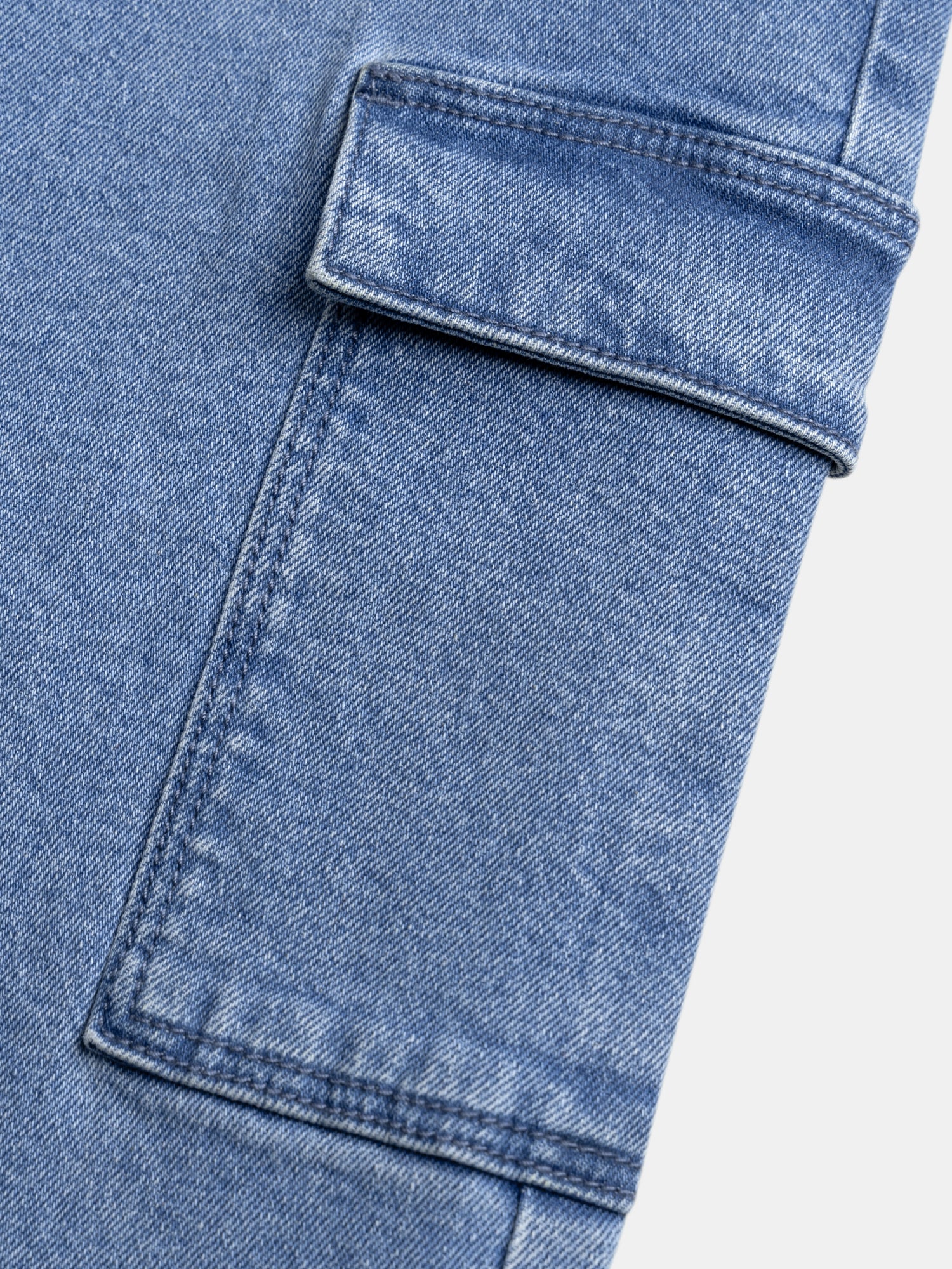 Pantalon cargo en denim pour fille - Image 5