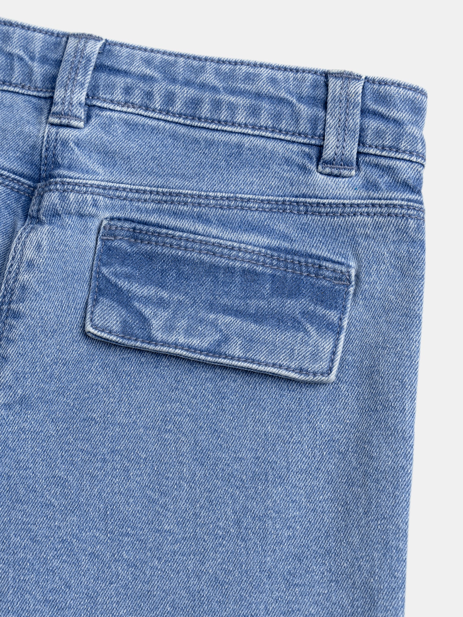 Pantalon cargo en denim pour fille - Image 6