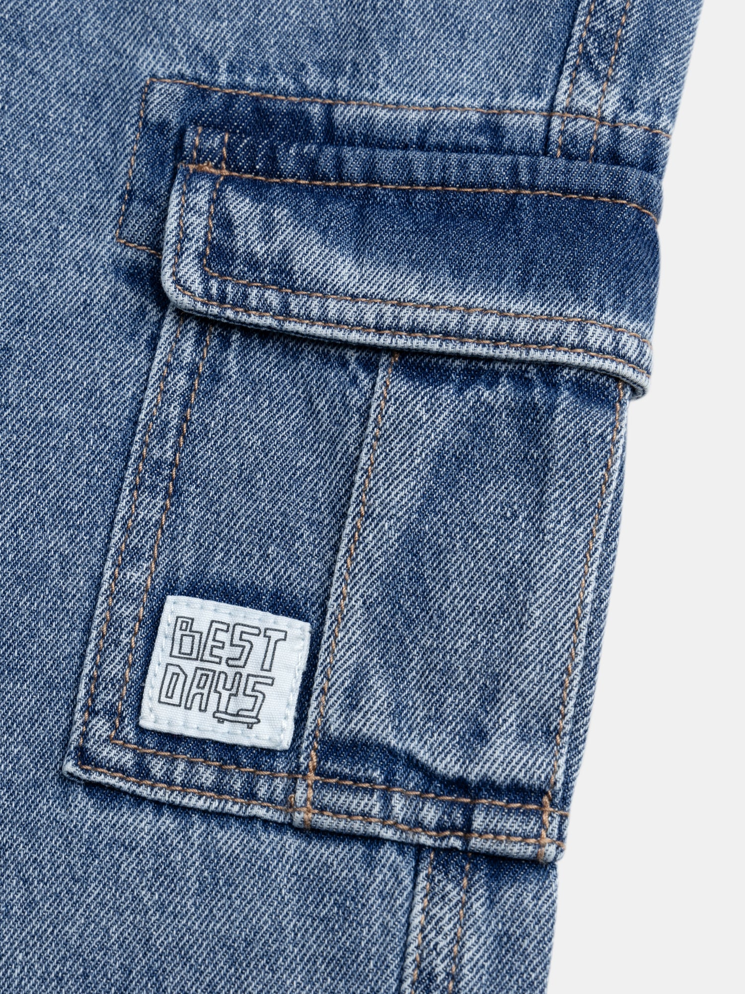 Pantalon cargo en denim pour garçon - Image 7