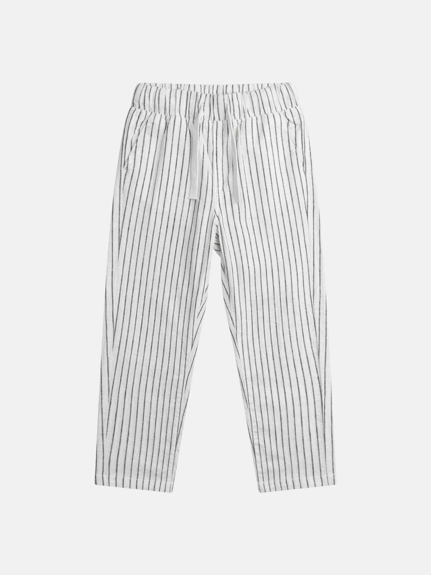 Pantalon écru à rayures pour garçon