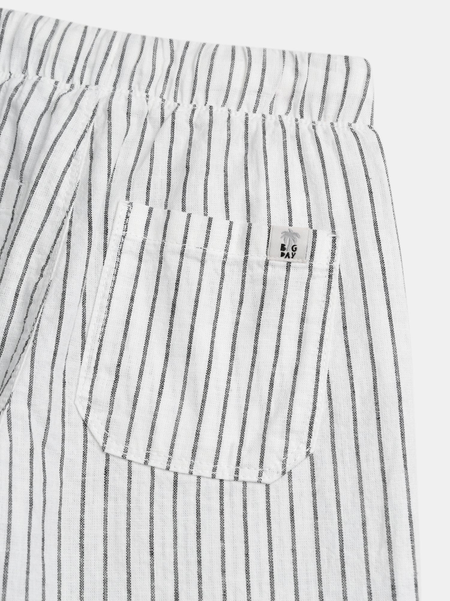 Pantalon écru à rayures pour garçon - Image 6