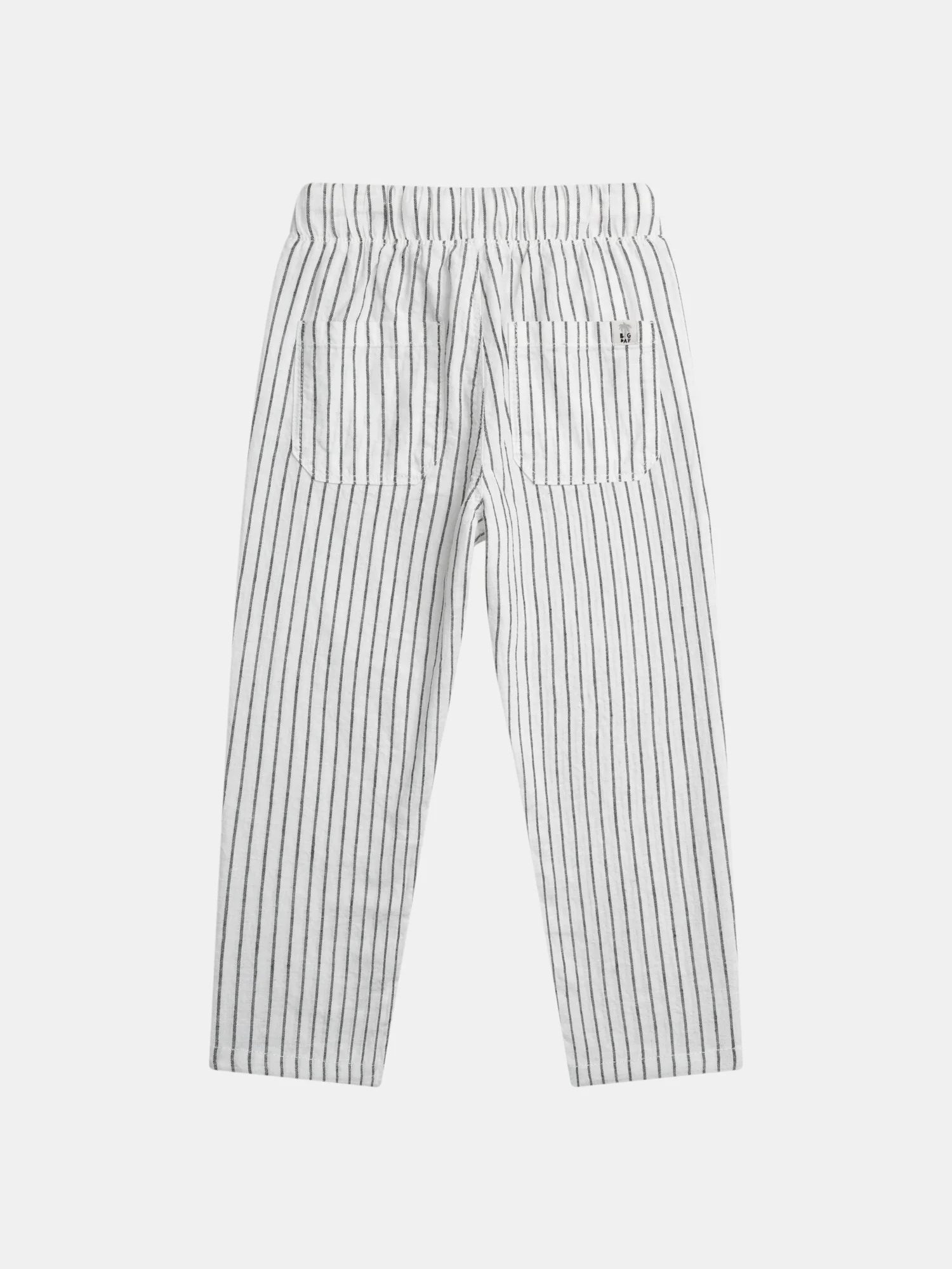 Pantalon écru à rayures pour garçon - Image 7