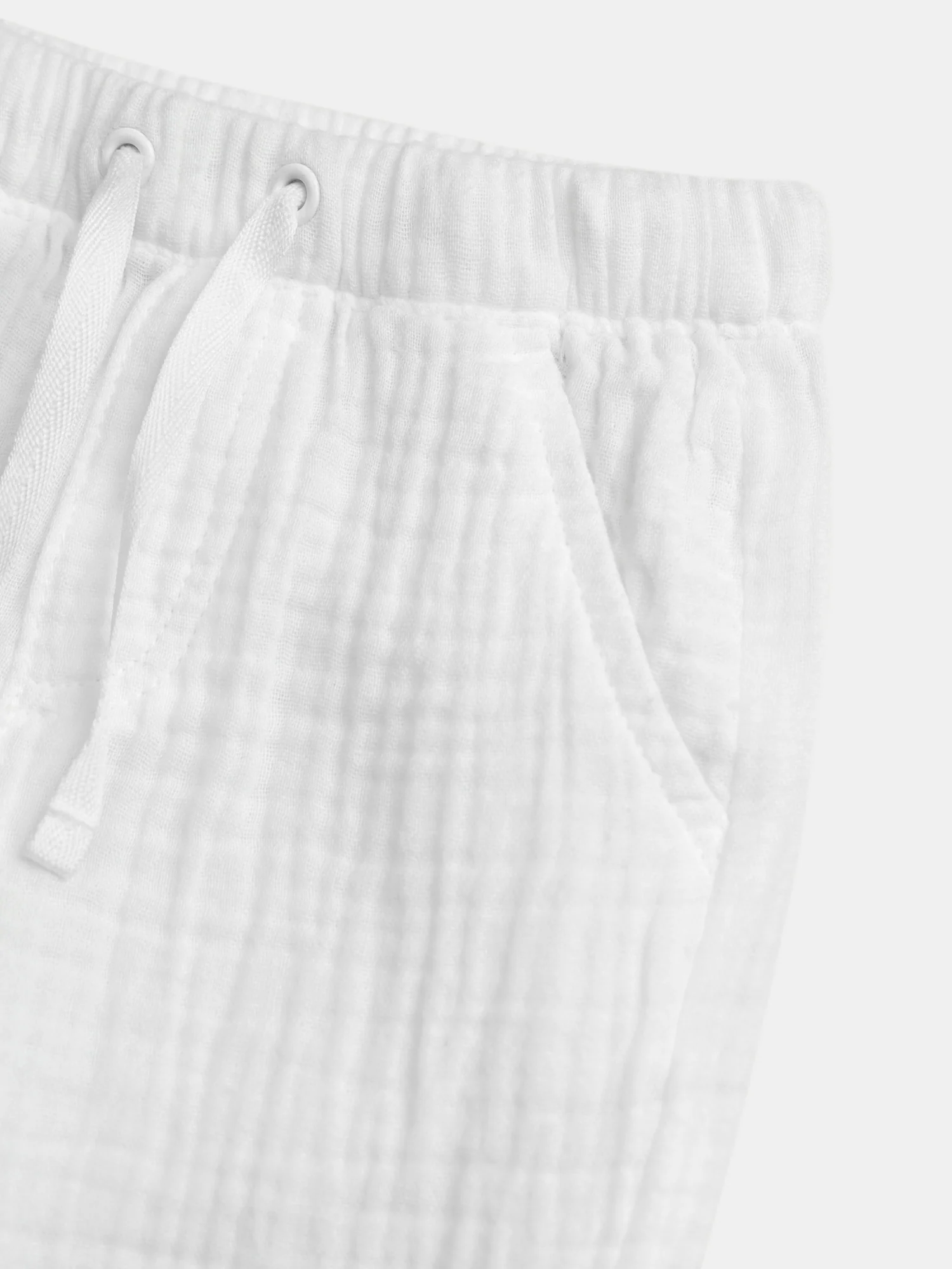 Pantalon écru avec revers ajustables pour bébé garçon - Image 4