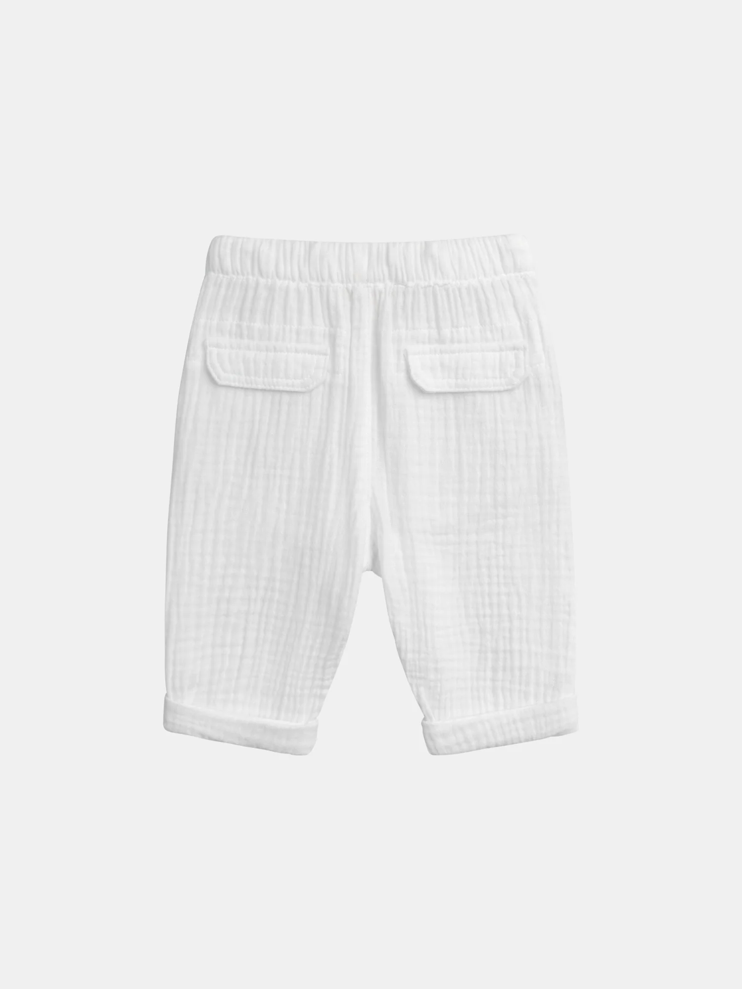Pantalon écru avec revers ajustables pour bébé garçon - Image 5