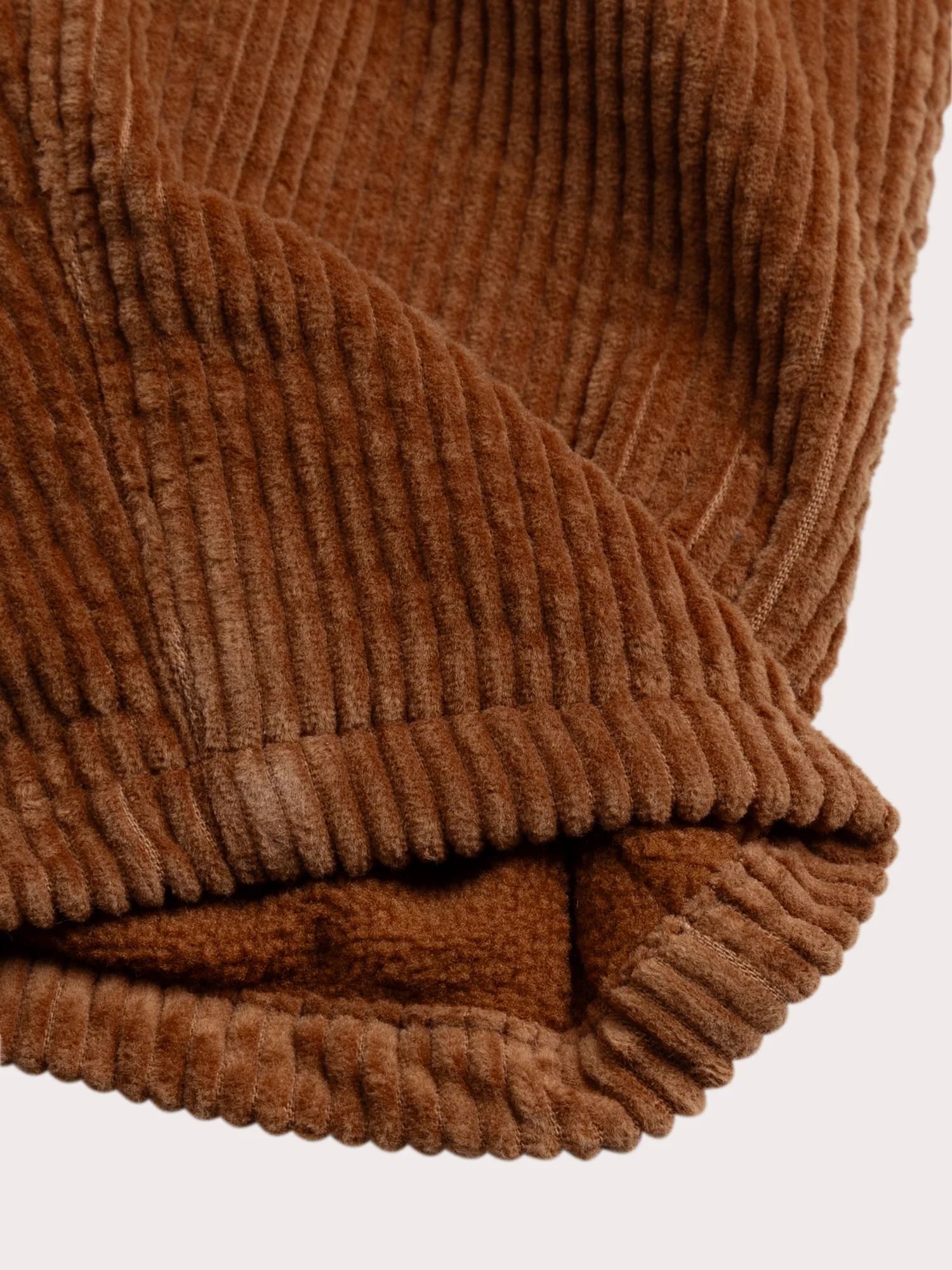 Pantalon caramel en velours côtelé double chaud - Image 3