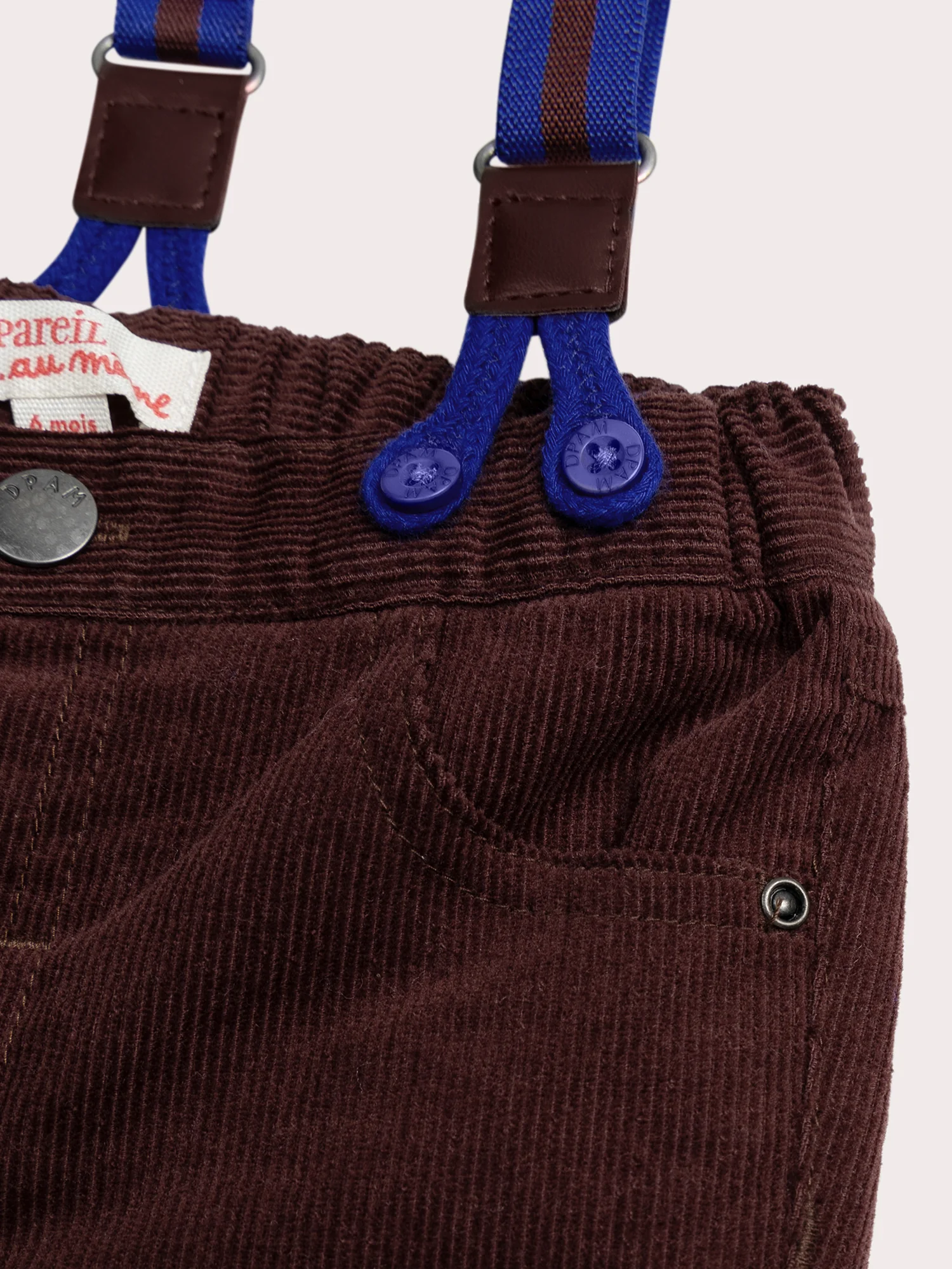 Pantalon marron pour bébé garçon - Image 3