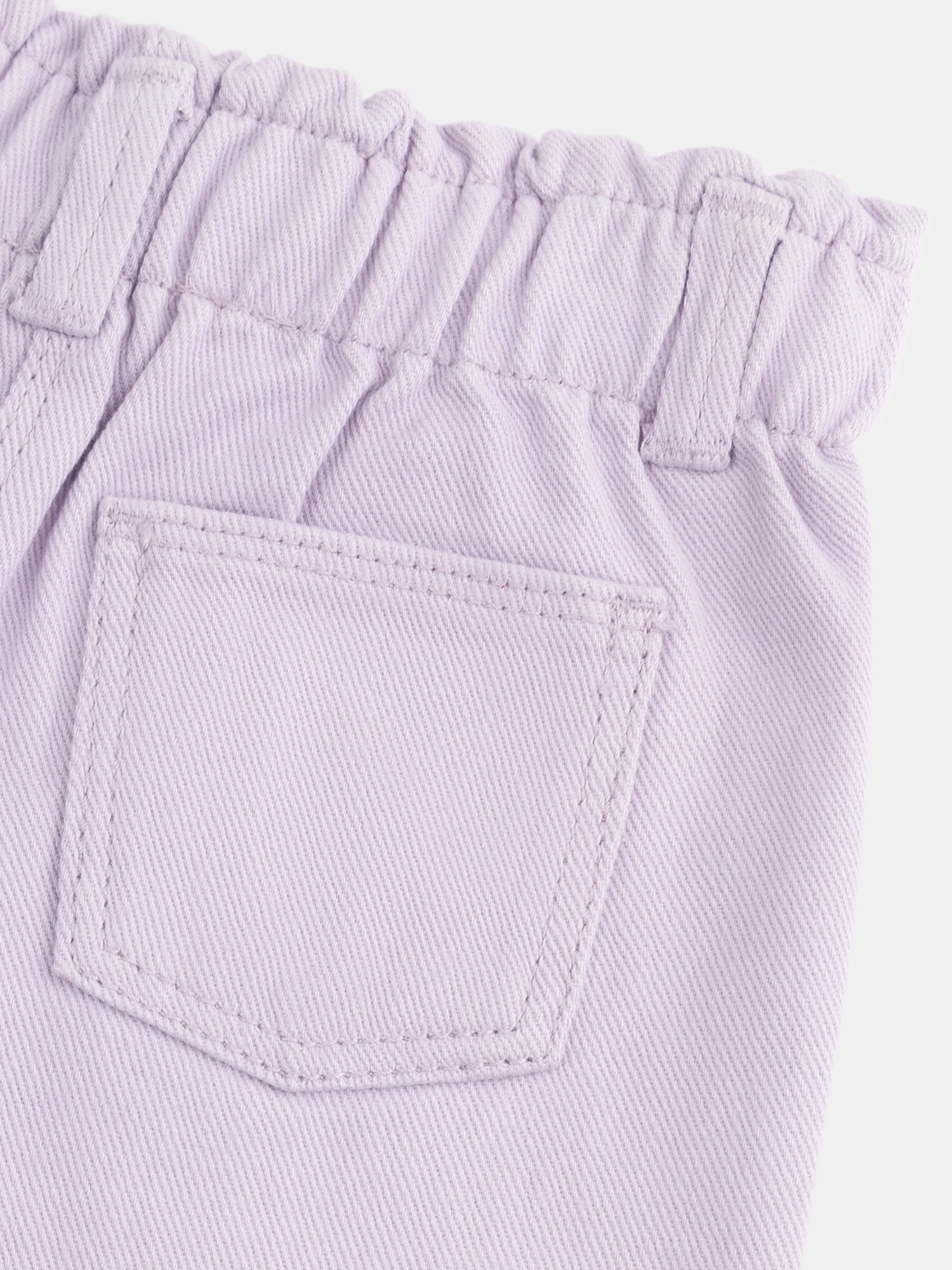 Pantalon rose parme en twill pour bébé fille - Image 6