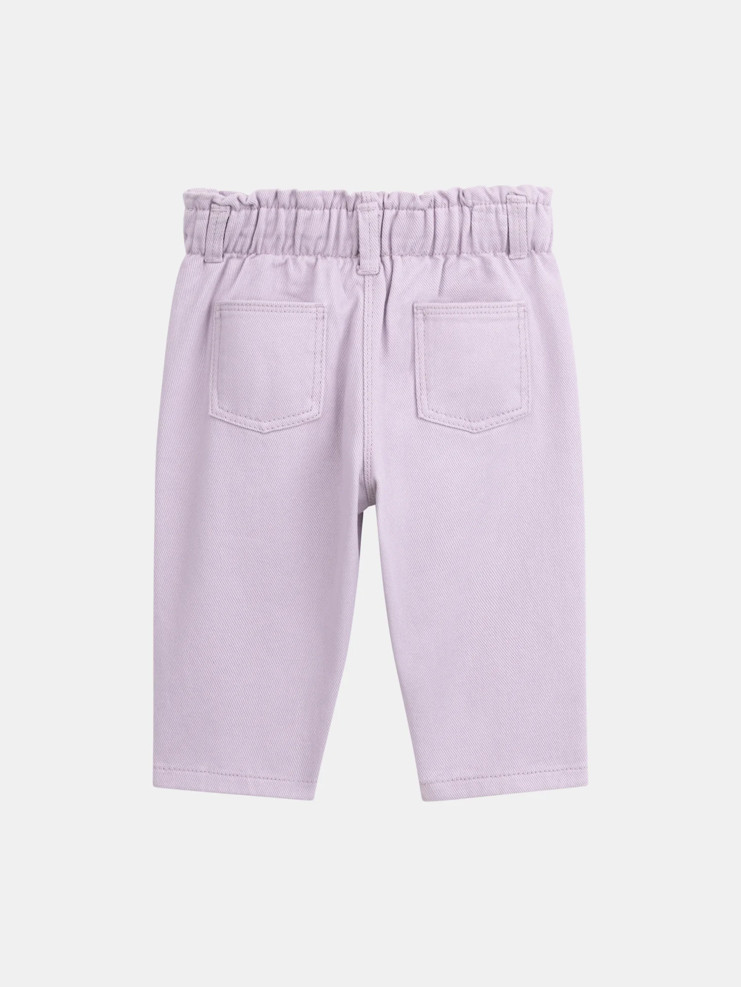 Pantalon rose parme en twill pour bébé fille - Image 7