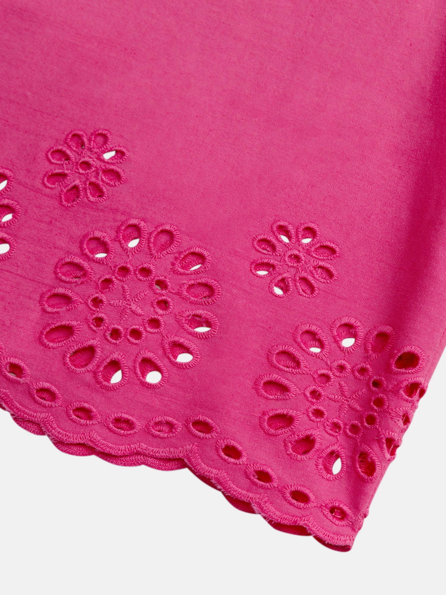 Pantalon rose en broderie anglaise pour fille - Image 5