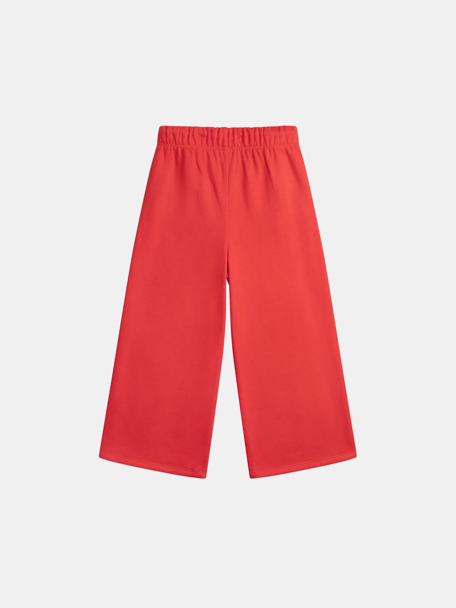 Pantalon rouge en molleton à bandes colorées pour fille - Image 5