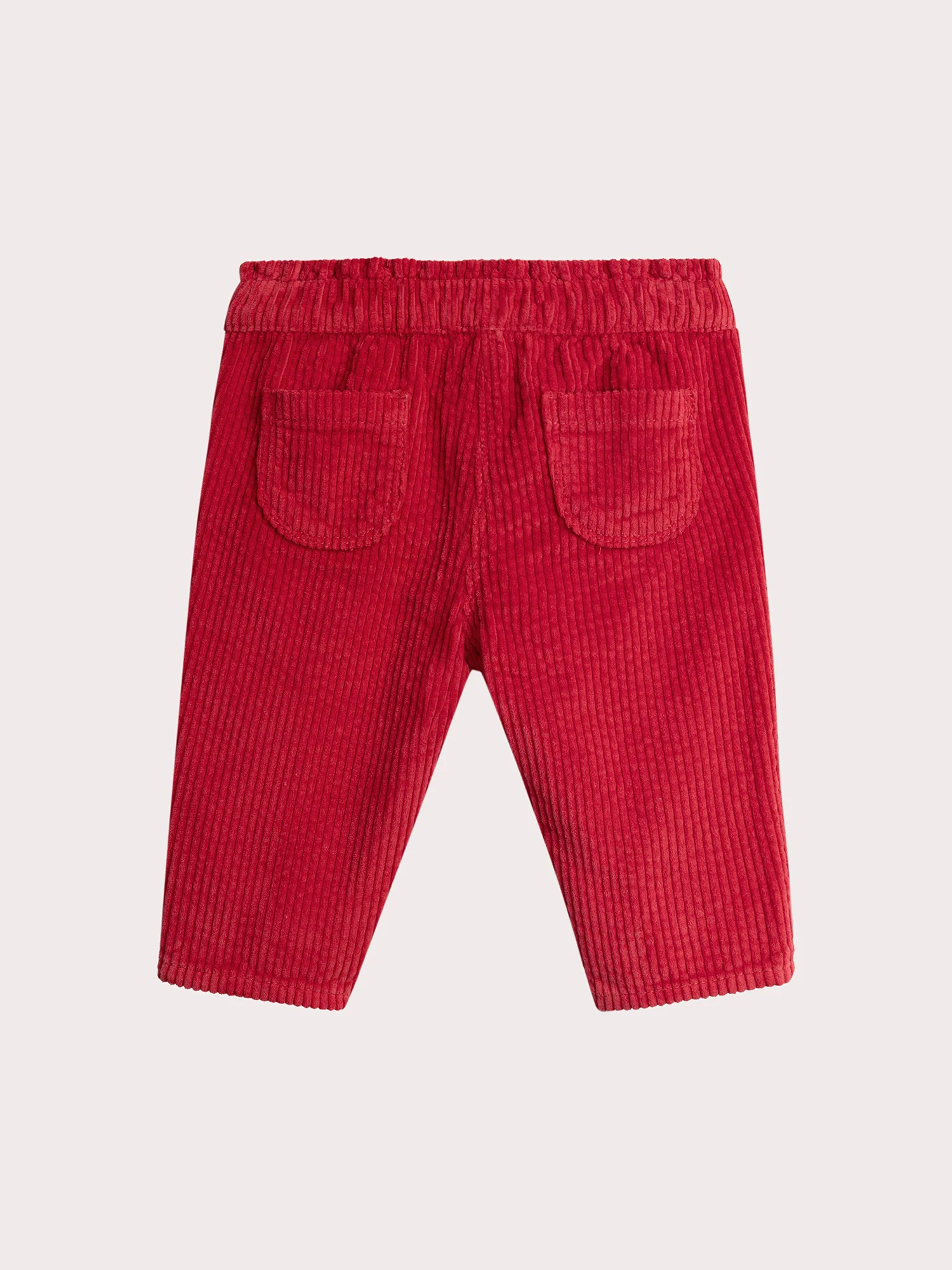 Pantalon rouge en velours pour bébé fille - Image 4