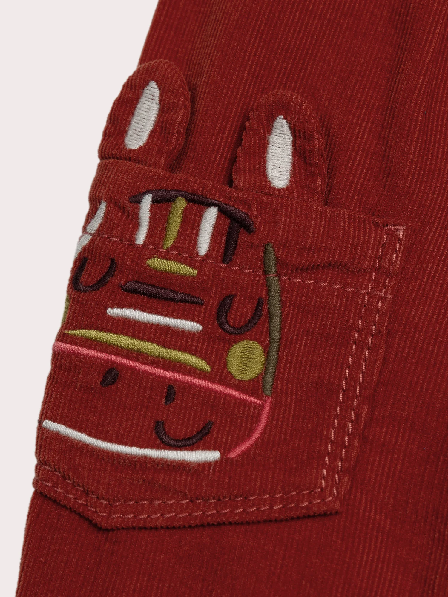 Pantalon rouge zèbre pour bébé garçon - Image 4