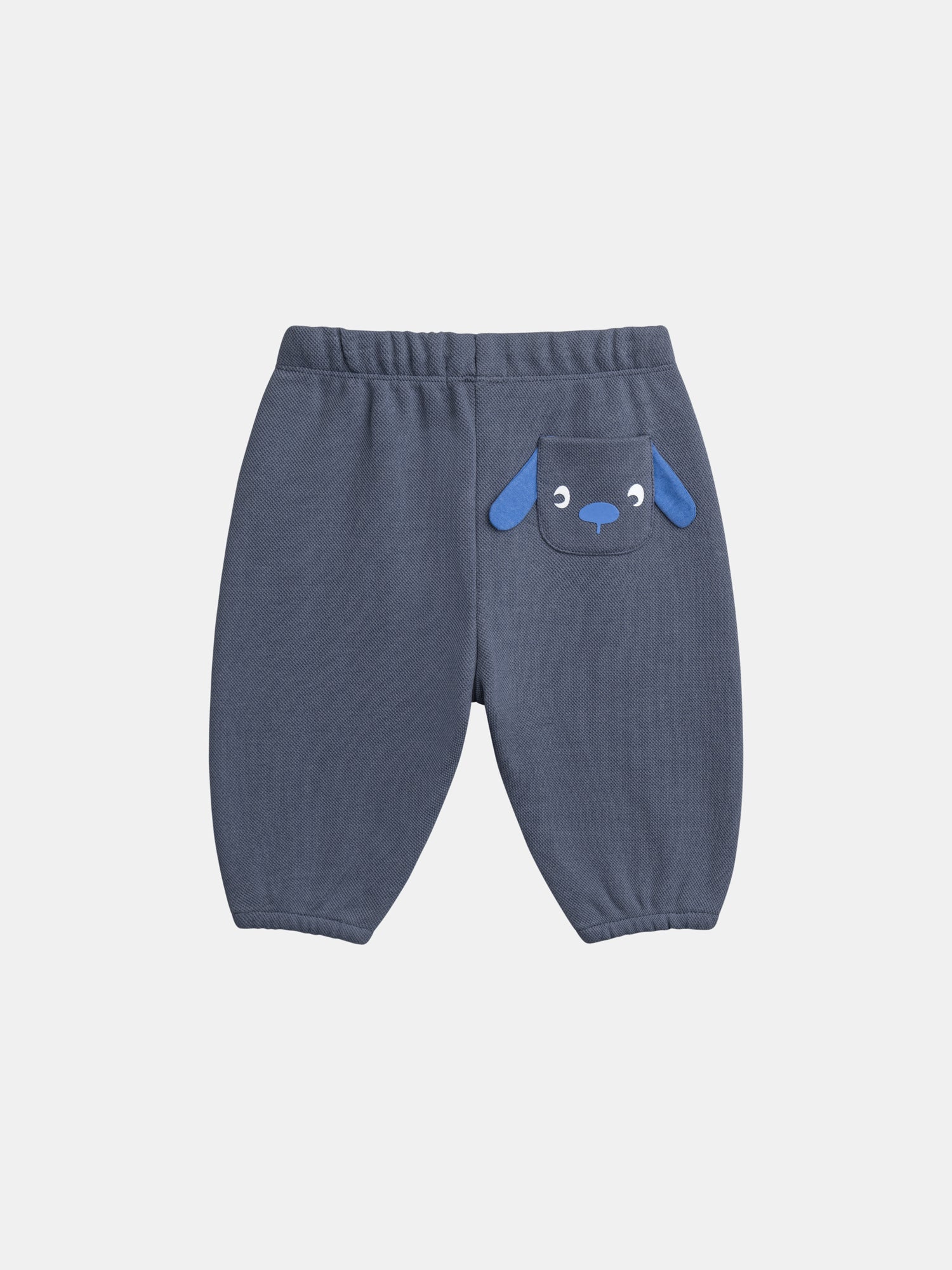 Pantalon sporty bleu "Campus Dog" pour bébé garçon - Image 4
