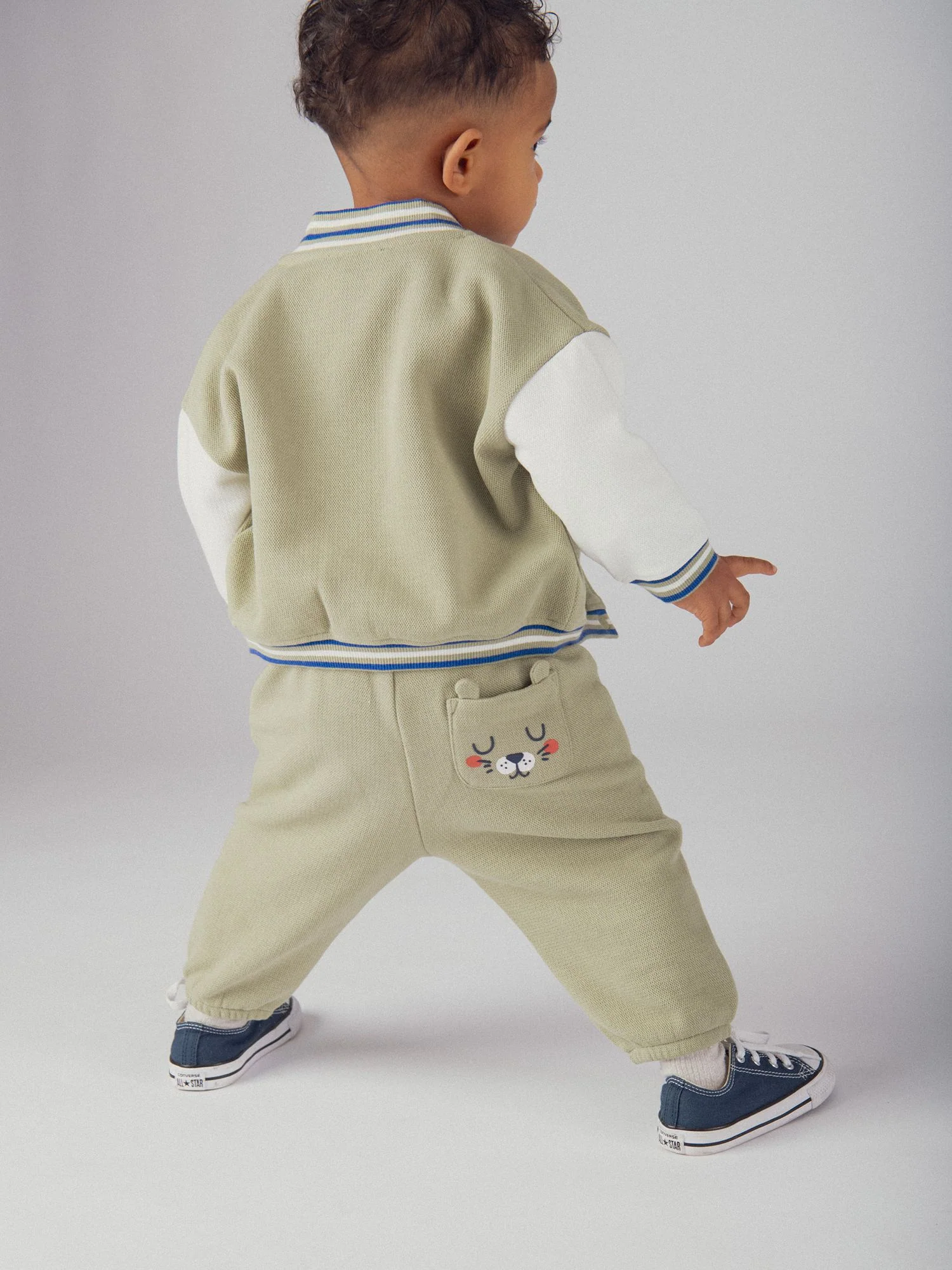 Pantalon Sporty kaki tigre pour bébé garçon - Image 4