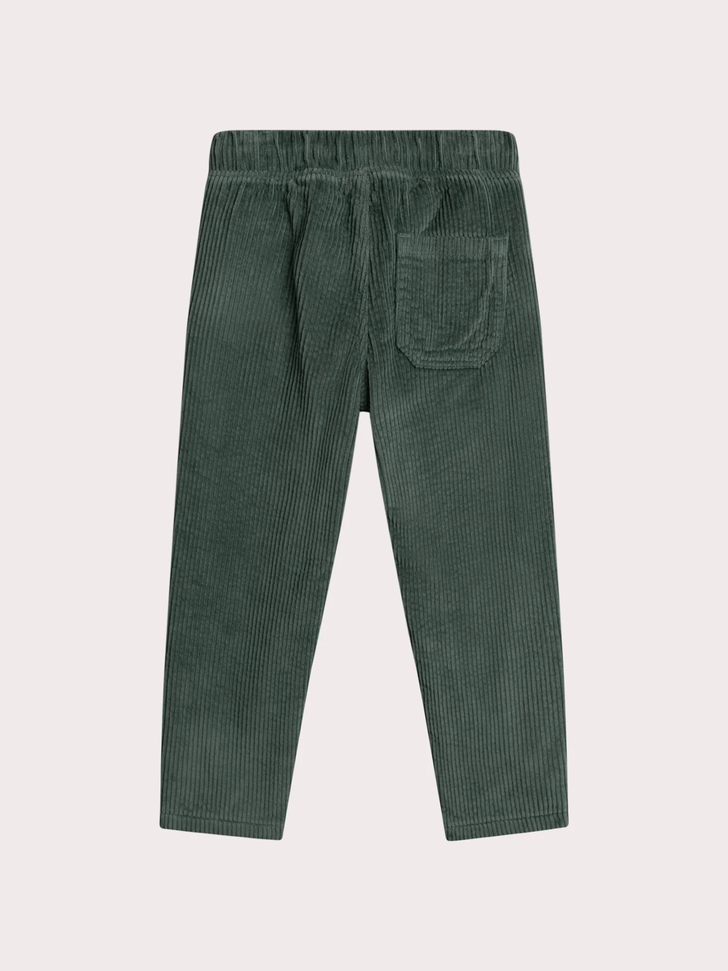 Pantalon vert en velours grosses côtes doublé chaud - Image 6