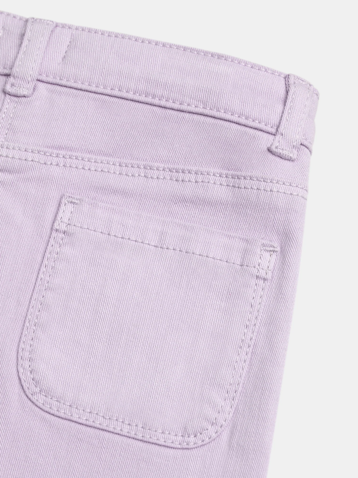 Pantalon violet en twill pour fille - Image 3