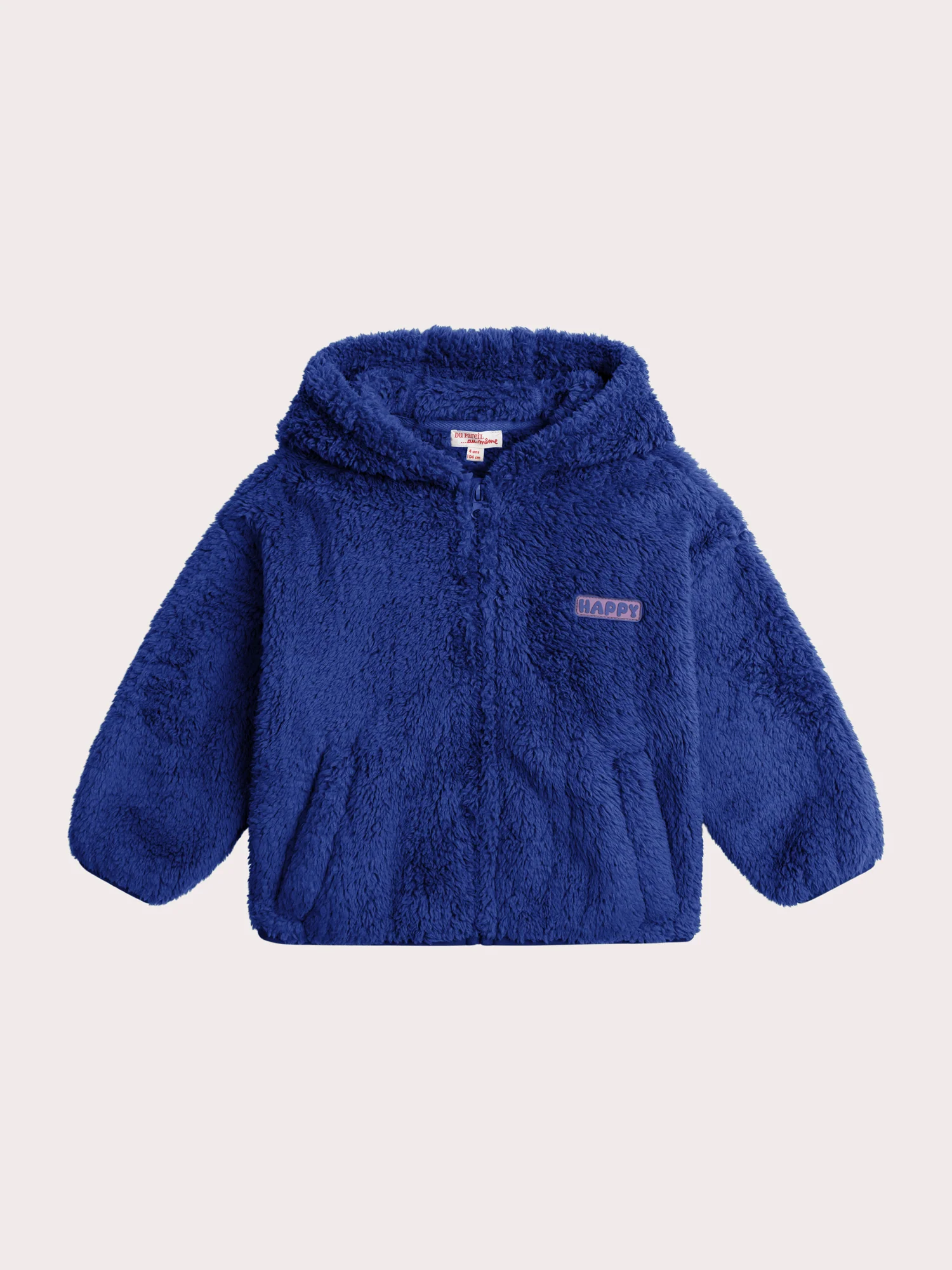 Veste polaire bleu