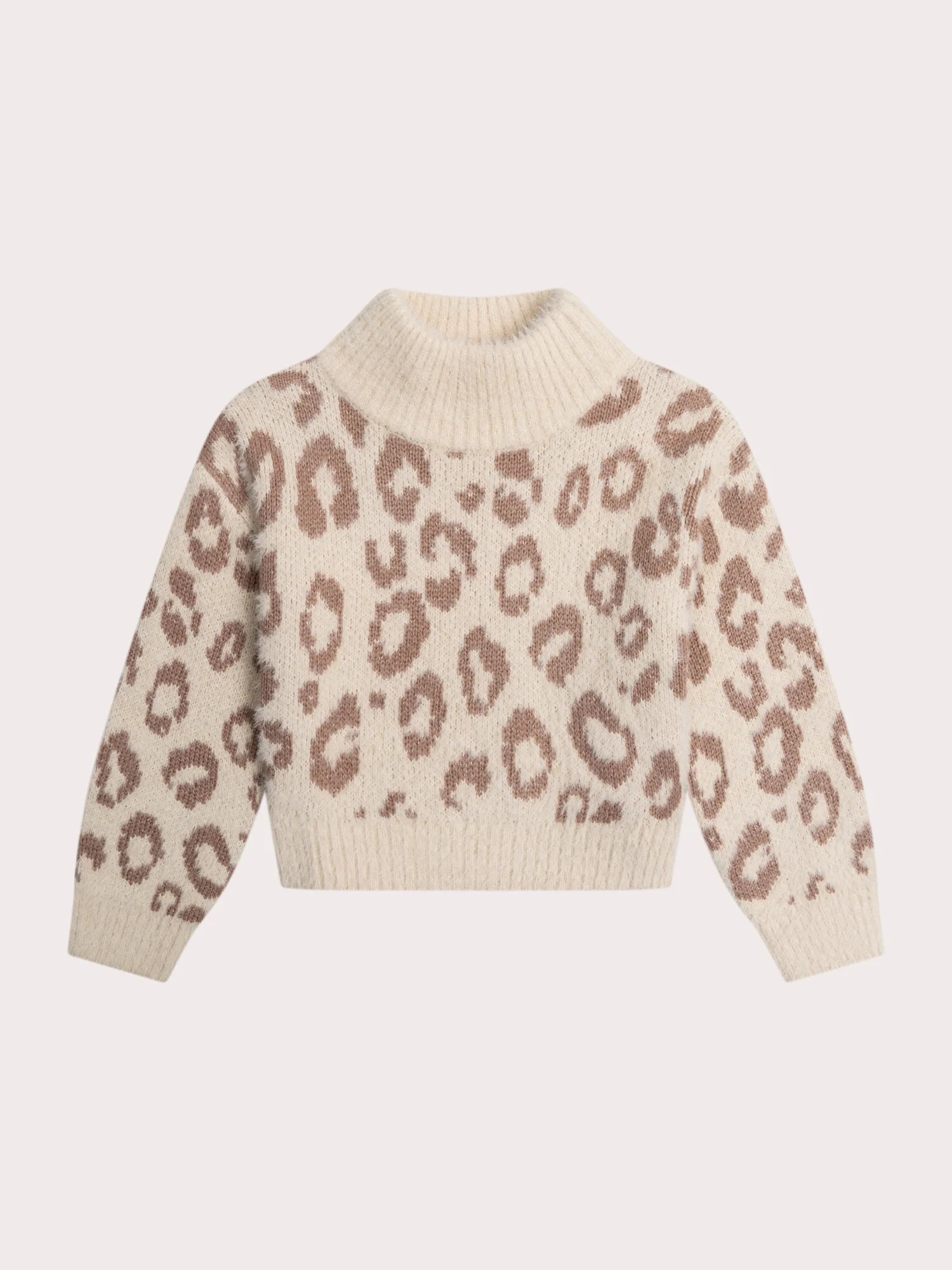 Pull tricoté en jacquard à motif tacheté