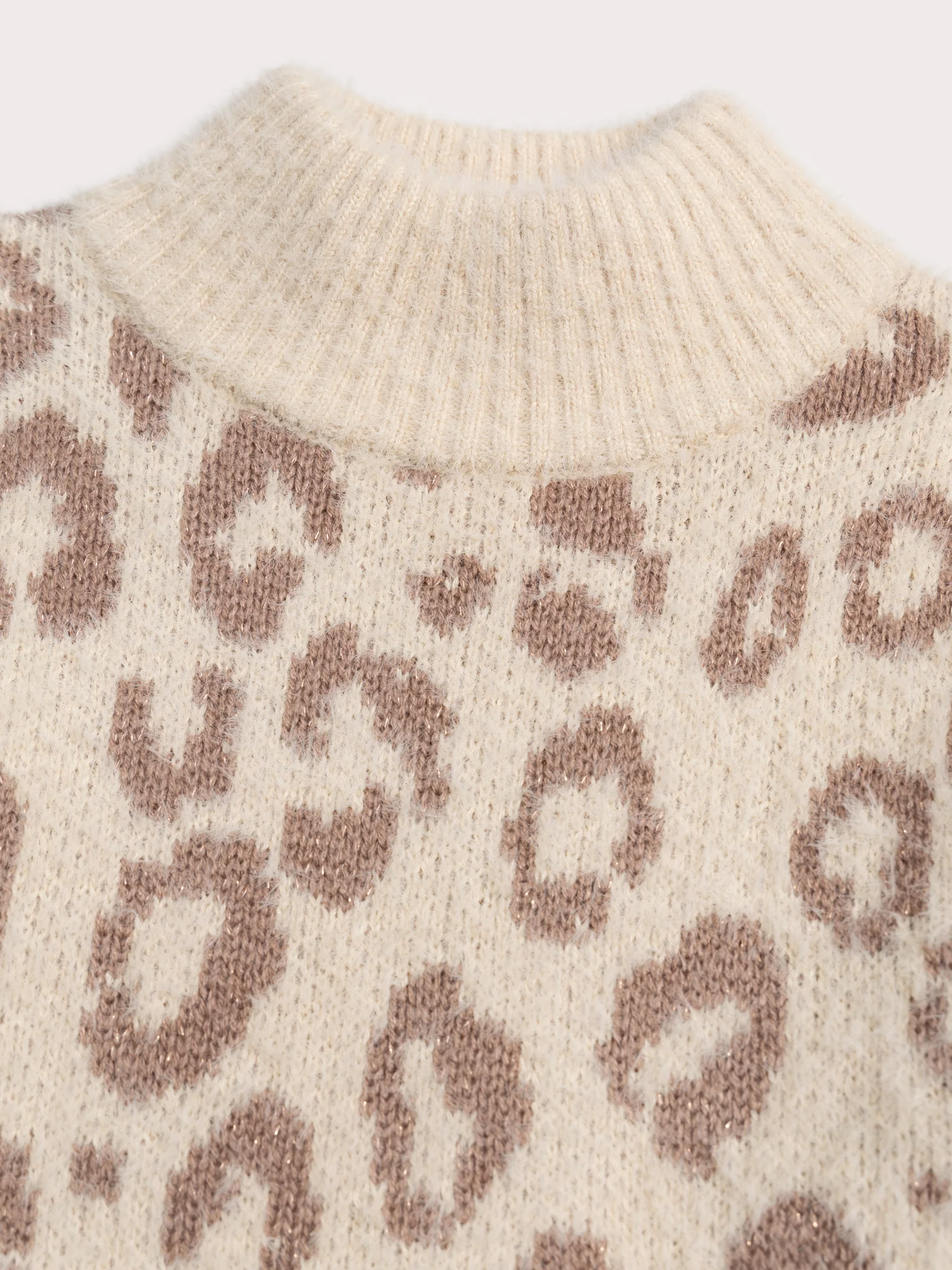 Pull tricoté en jacquard à motif tacheté - Image 2