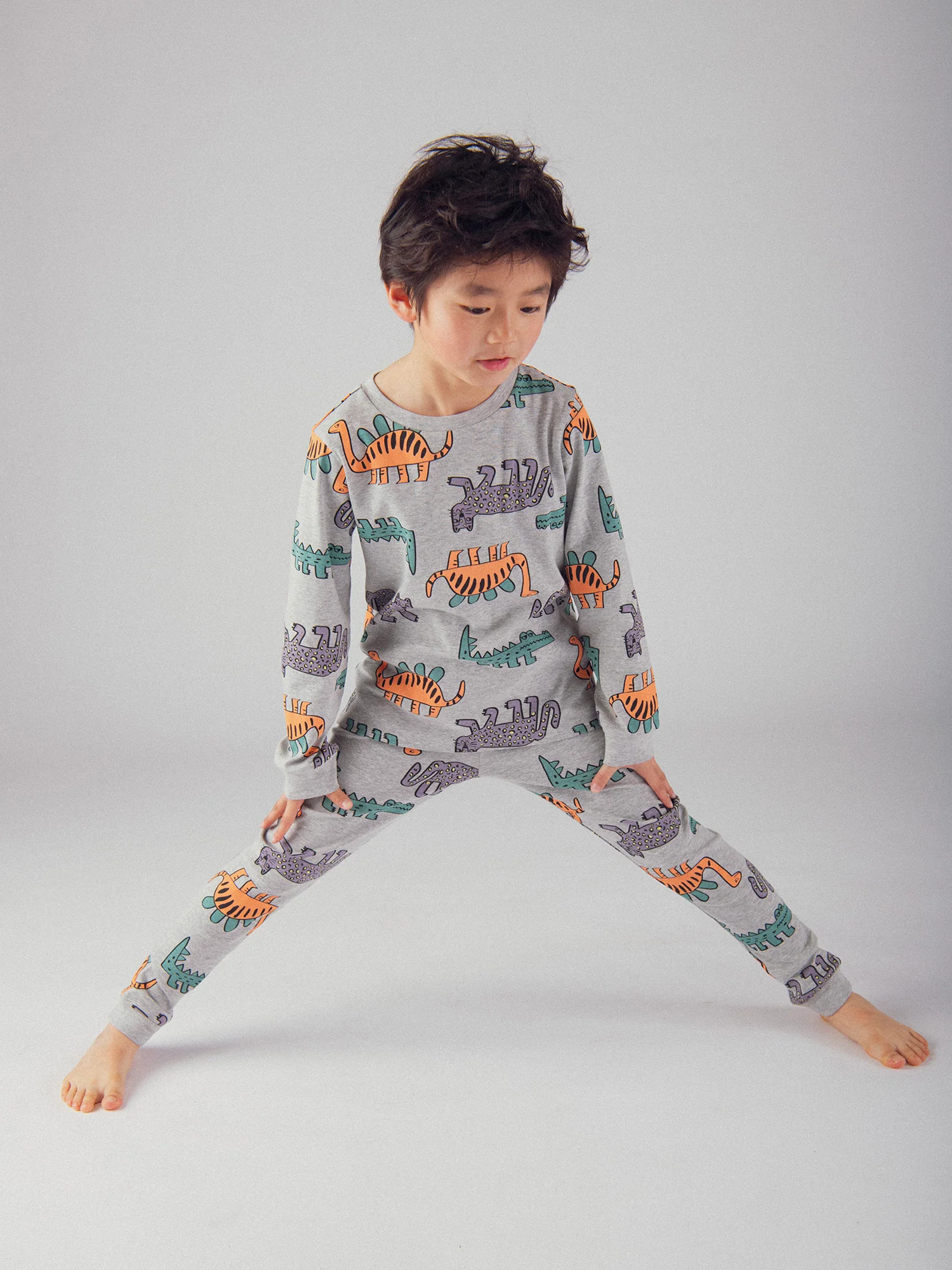 Pyjama avec imprimé intégral "Dino & Friends" pour enfant garçon - Image 2