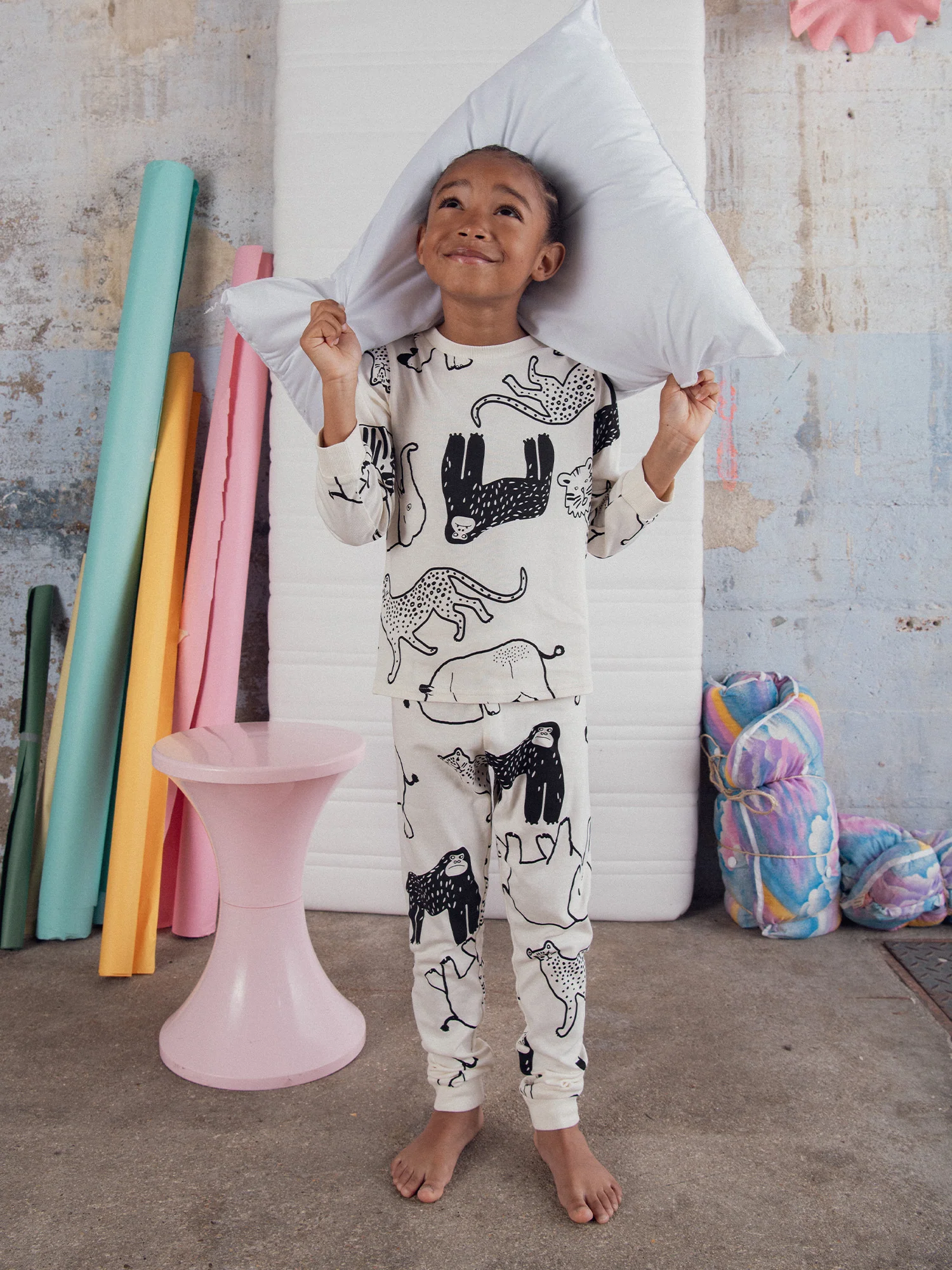 Pyjama avec imprimé intégral "Wild Safari" pour enfant garçon - Image 2