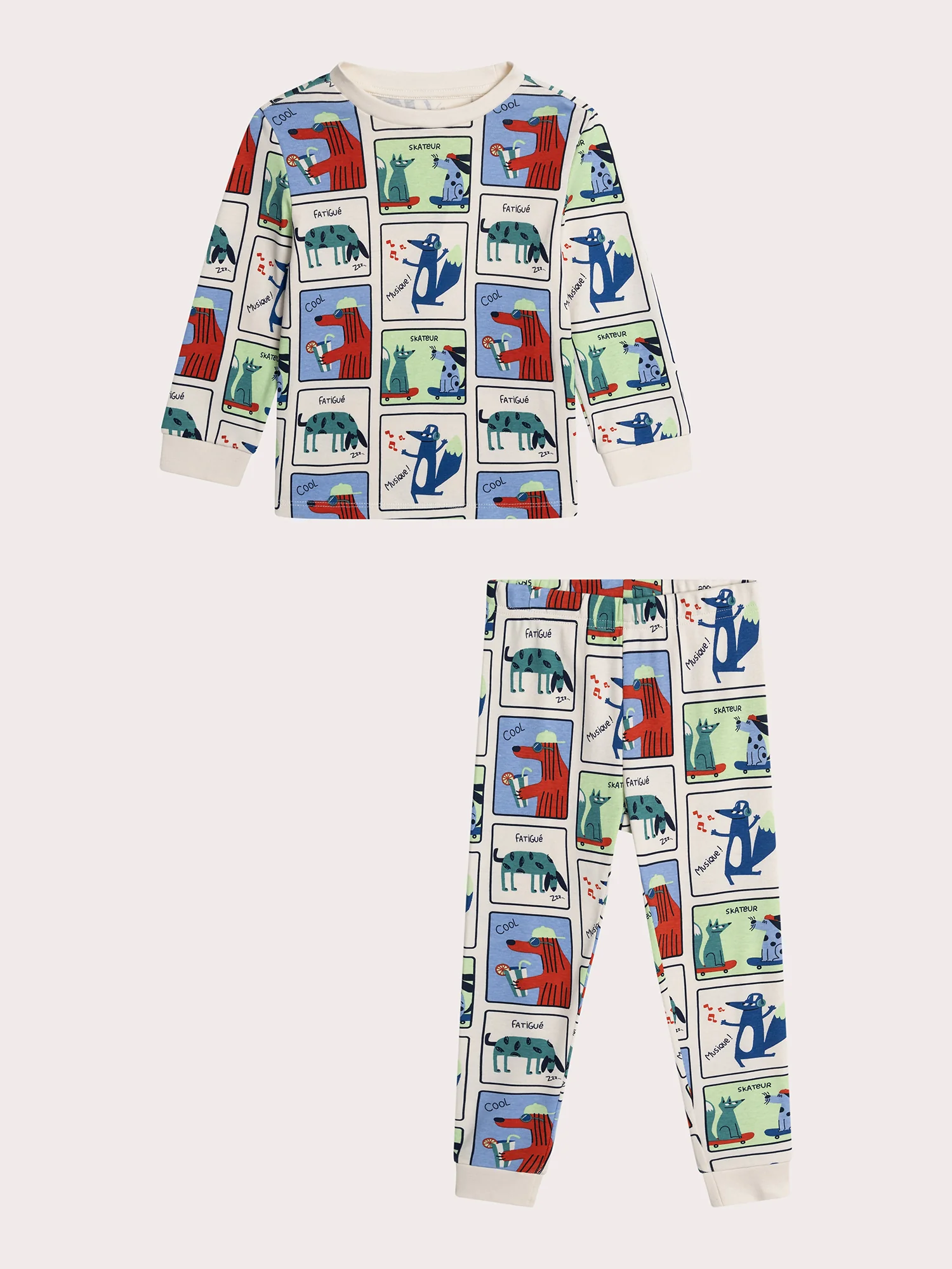 Pyjama bande dessinée pour enfant garçon