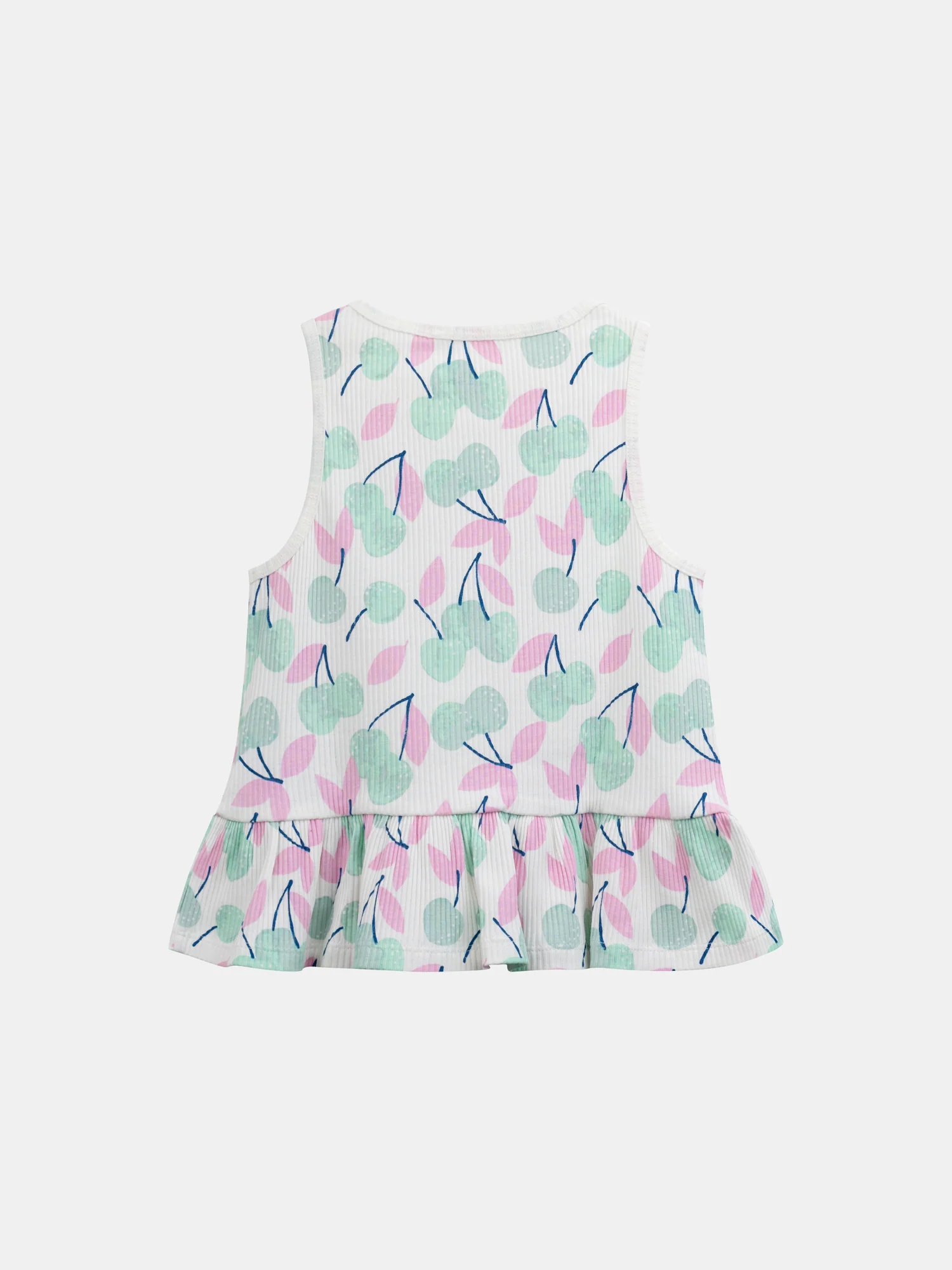 Pyjama court débardeur à imprimé "Cerises Pastel" pour enfant fille - Image 9