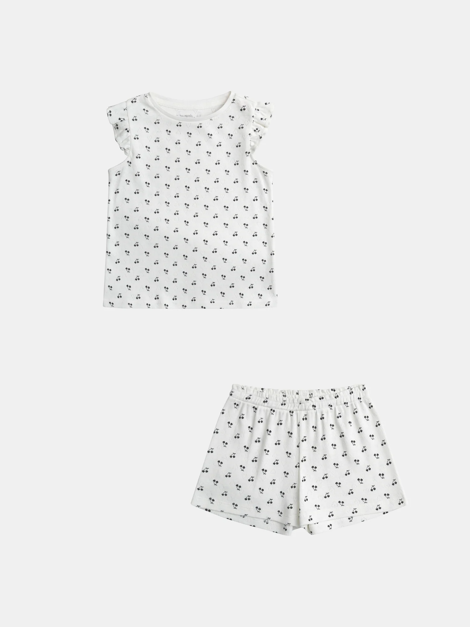 Pyjama court imprimé "CERISE" pour enfant fille