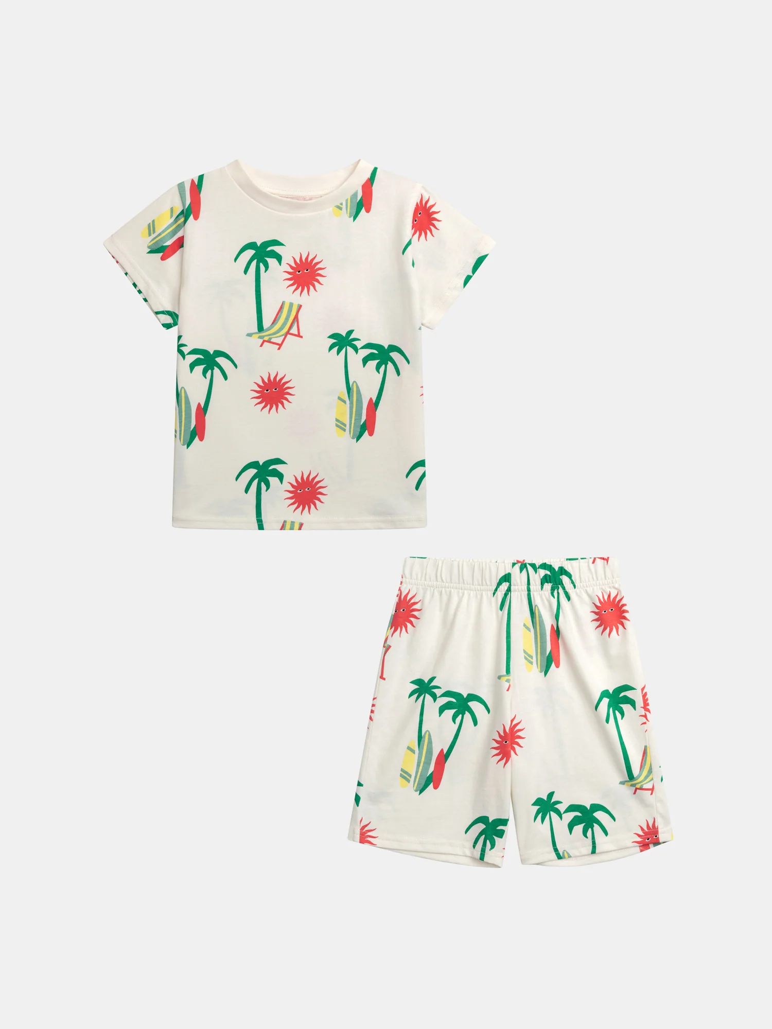 Pyjama court imprimé "Plage Tropicale" pour enfant garçon