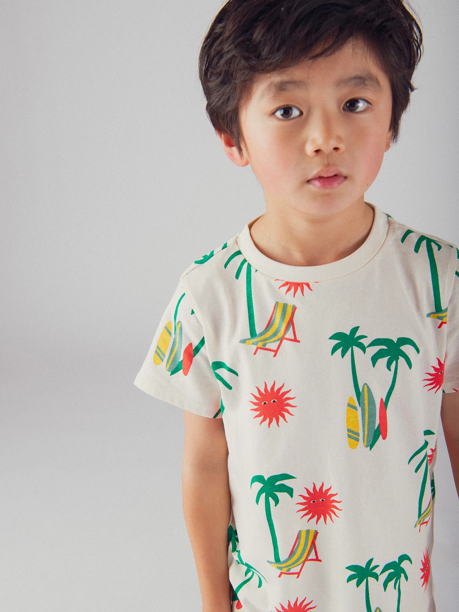 Pyjama court imprimé "Plage Tropicale" pour enfant garçon - Image 4