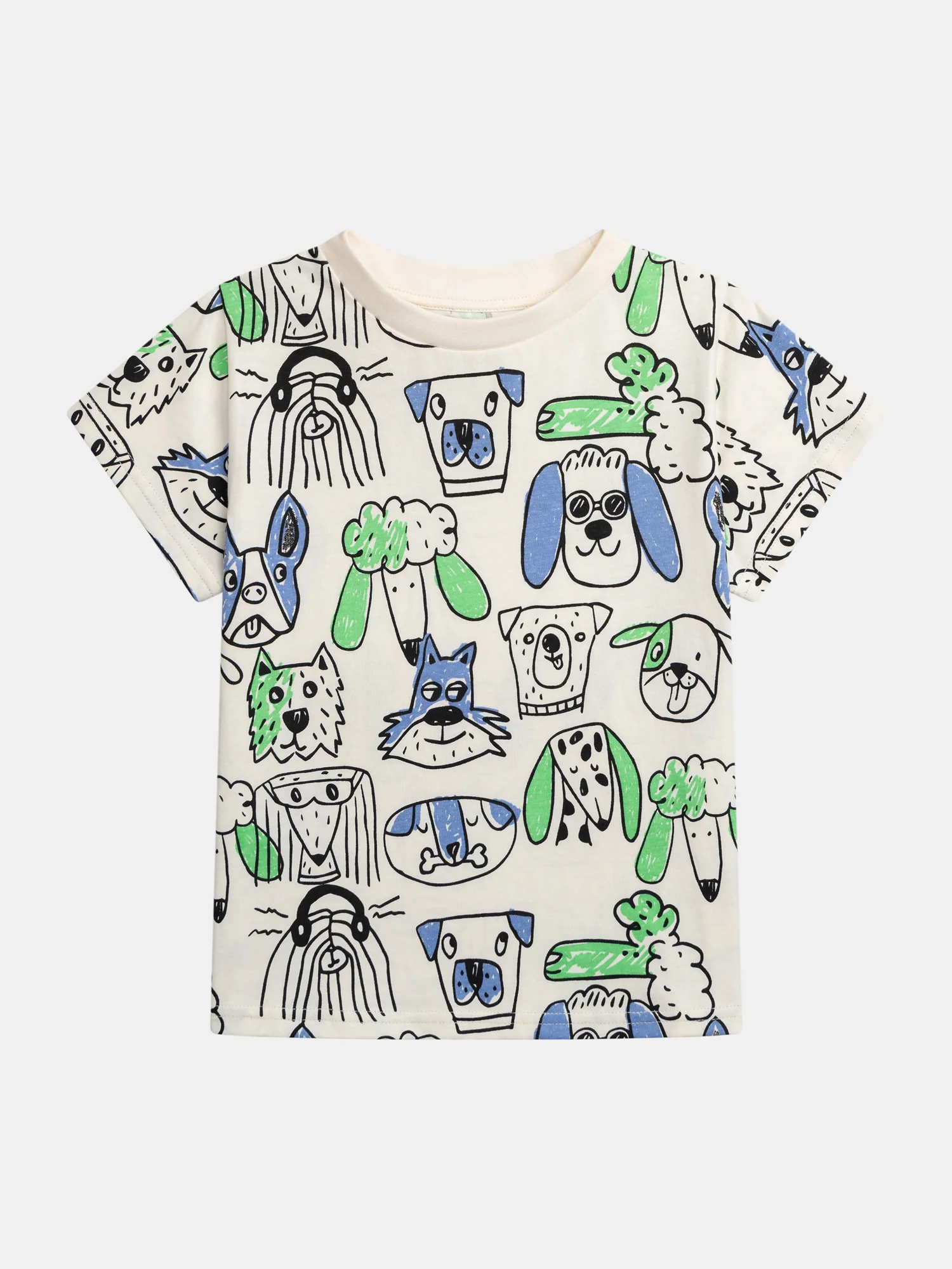 Pyjama court imprimé "Portraits de Chiens" pour enfant garçon - Image 4