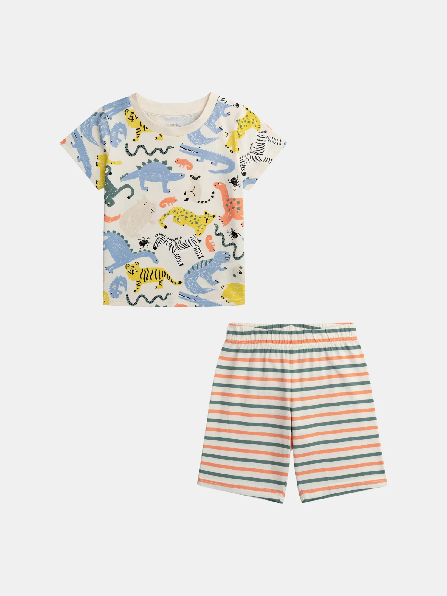 Pyjama court imprimé "SAVANE" pour enfant garçon