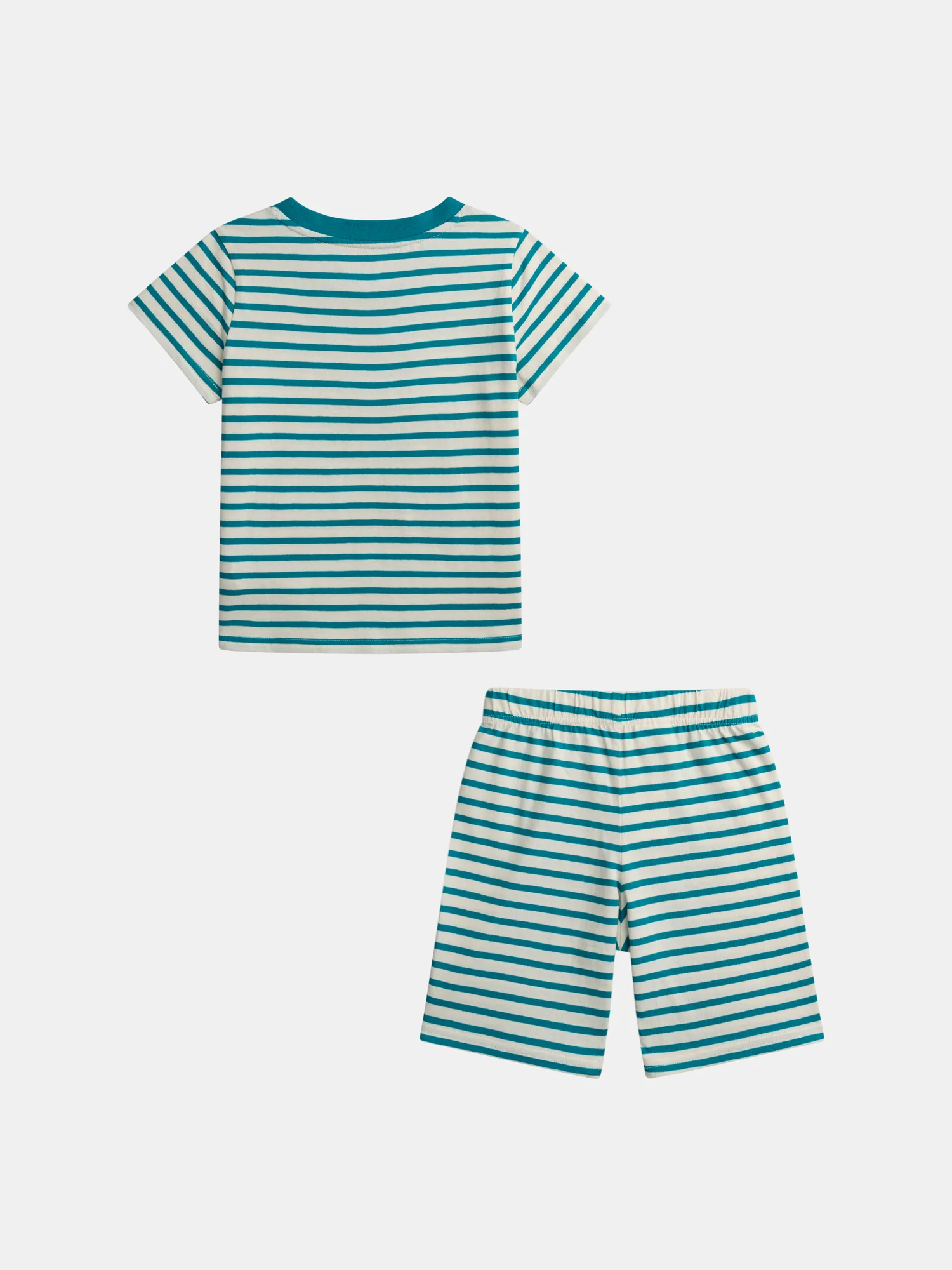 Pyjama court phosphorescent à rayures et motif "Monstre Rigolo" pour enfant garçon - Image 13