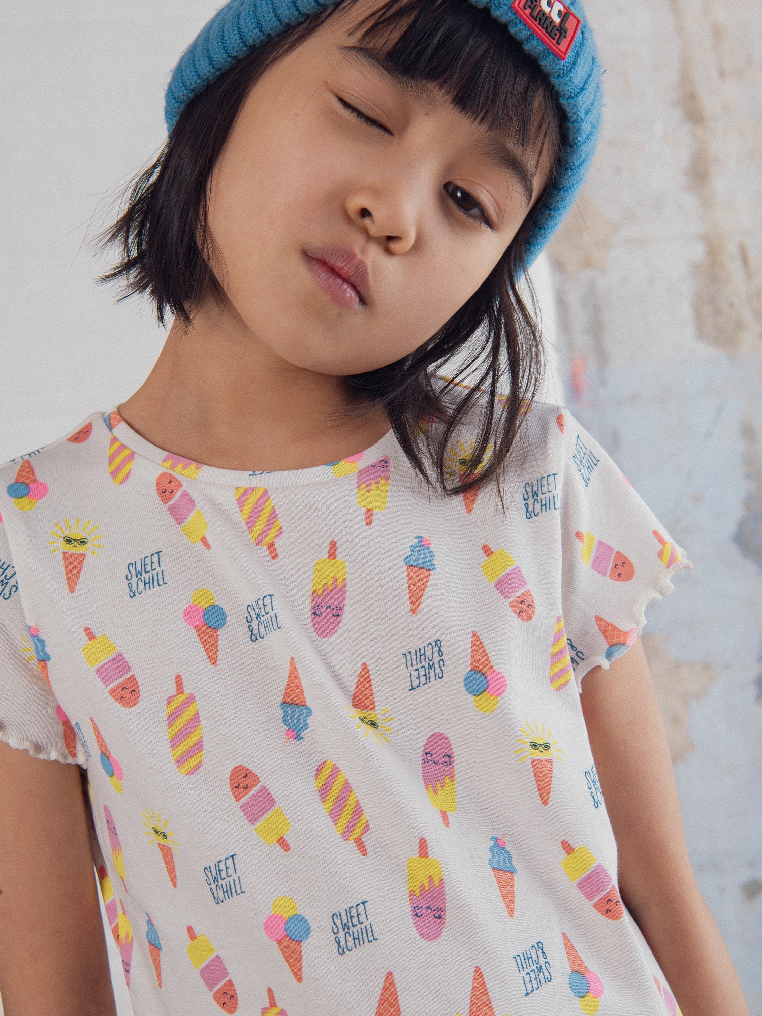 Pyjama court "SWEET & CHILL" pour enfant fille - Image 3