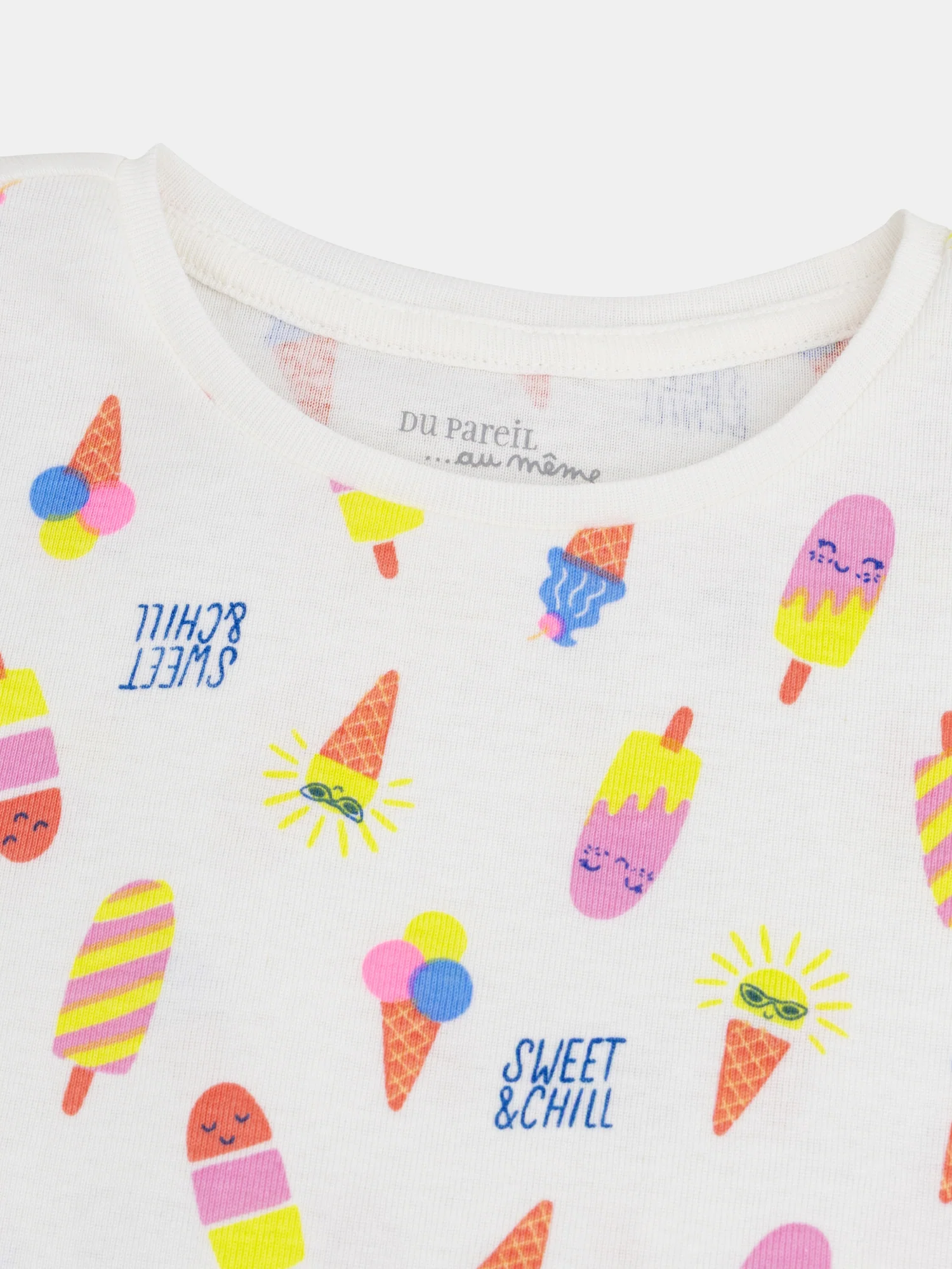Pyjama court "SWEET & CHILL" pour enfant fille - Image 7