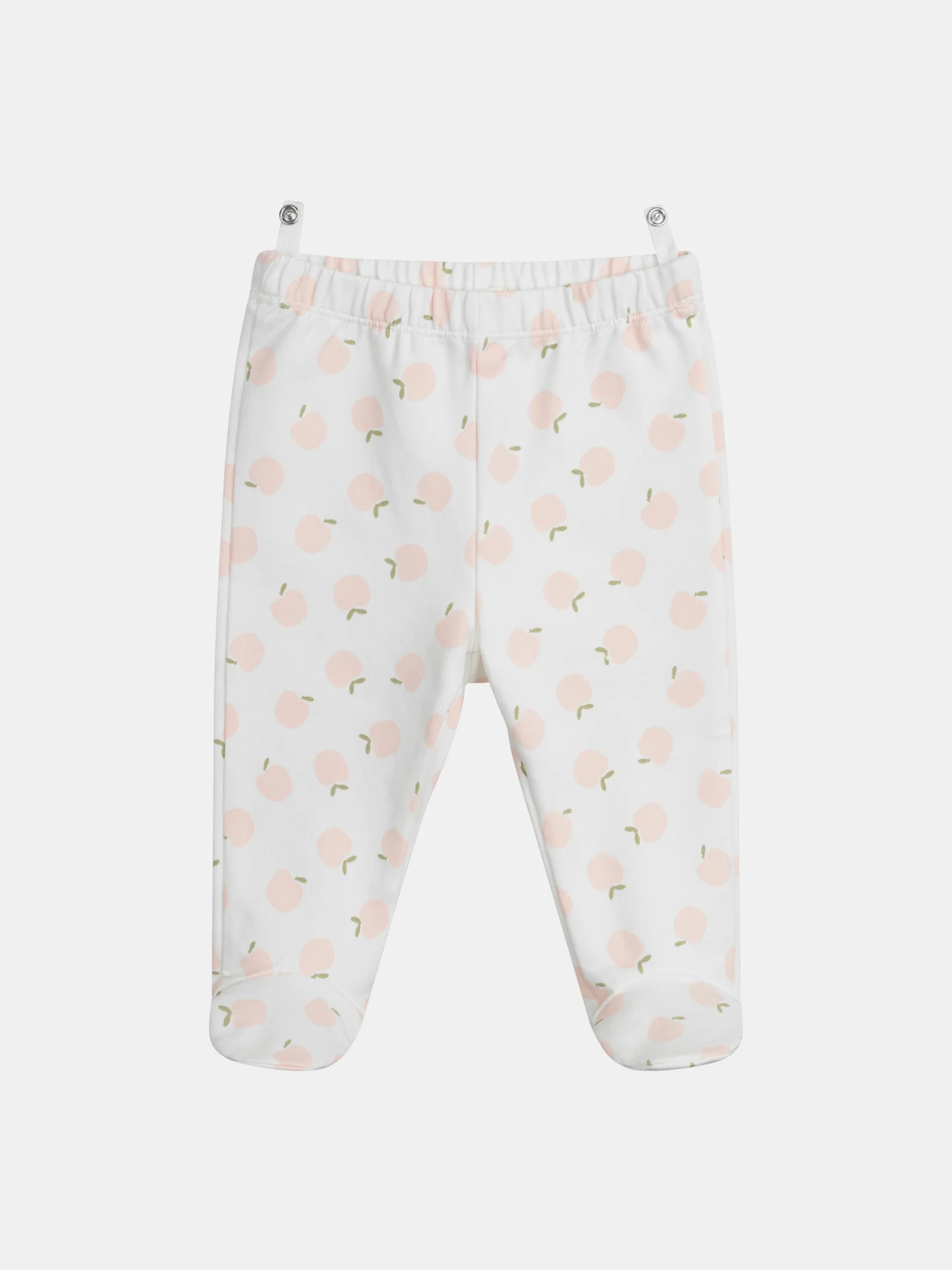 Pyjama écru à motif pomme pour bébé fille - Image 5