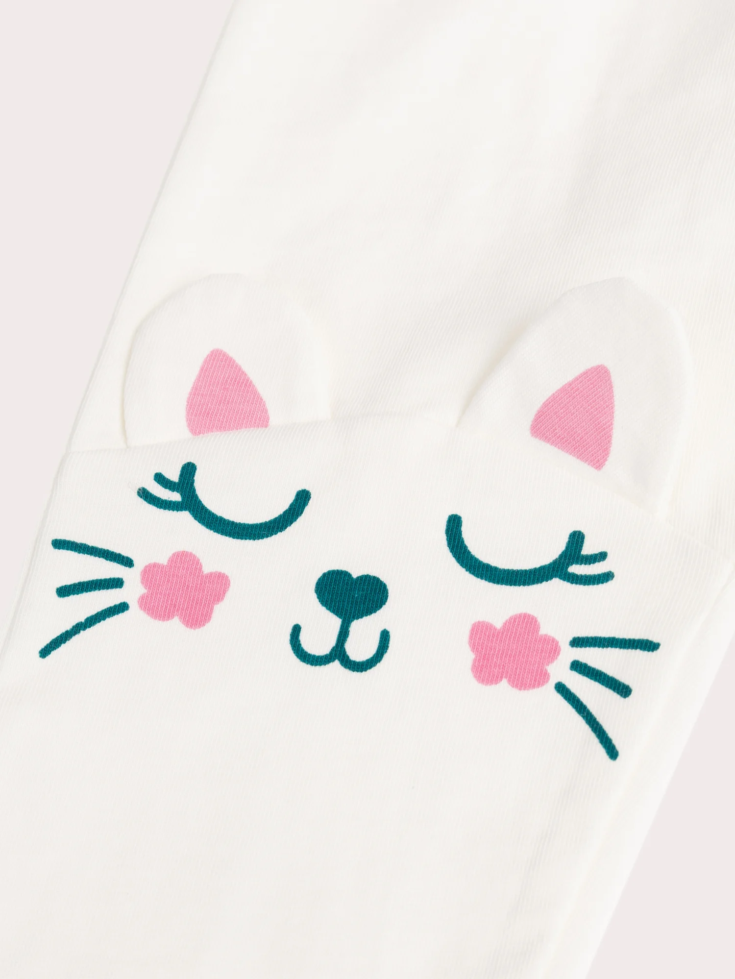 Pyjama écru chat pour enfant fille - Image 7