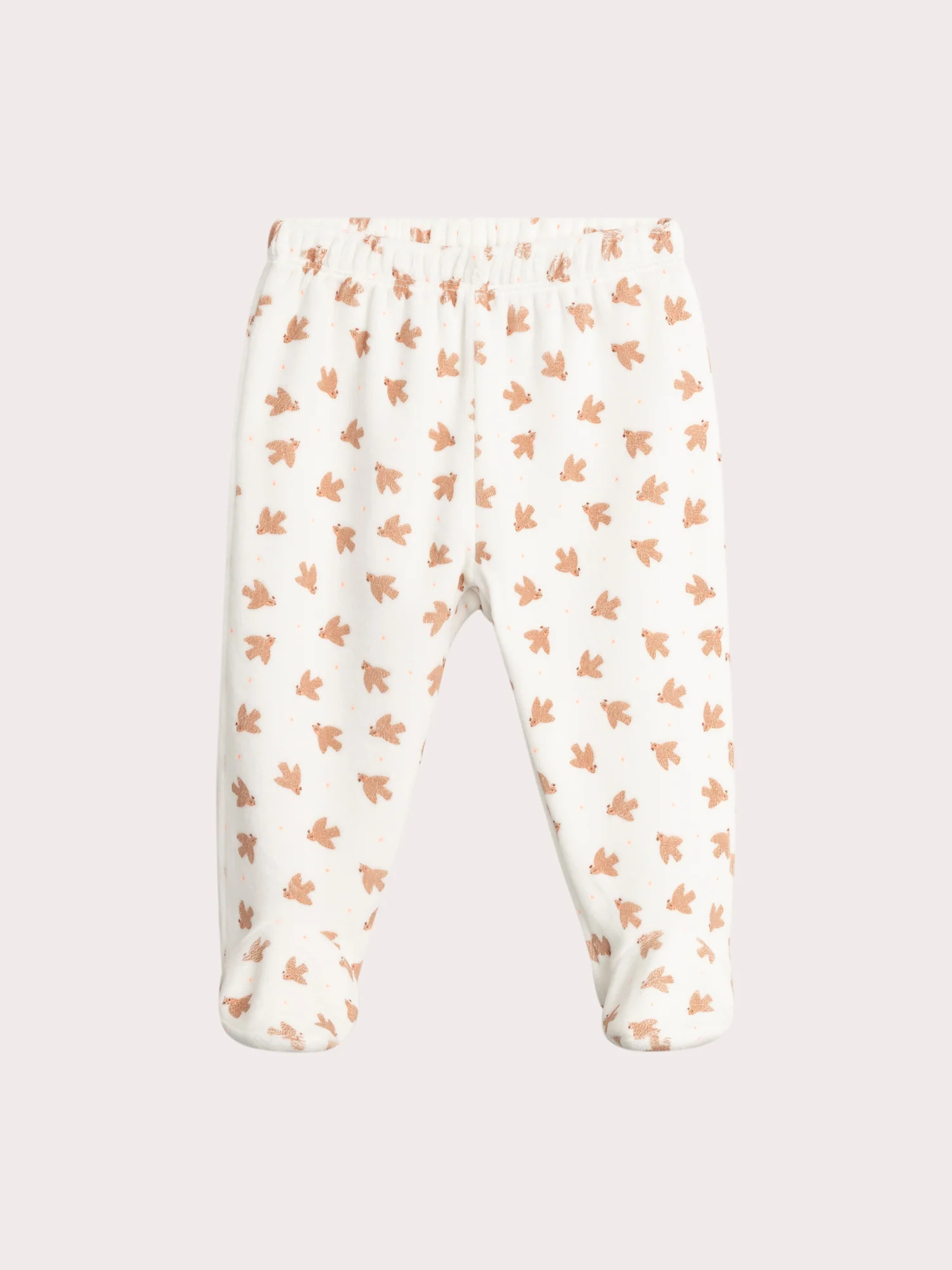 Pyjama écru en polaire pour bébé fille - Image 4